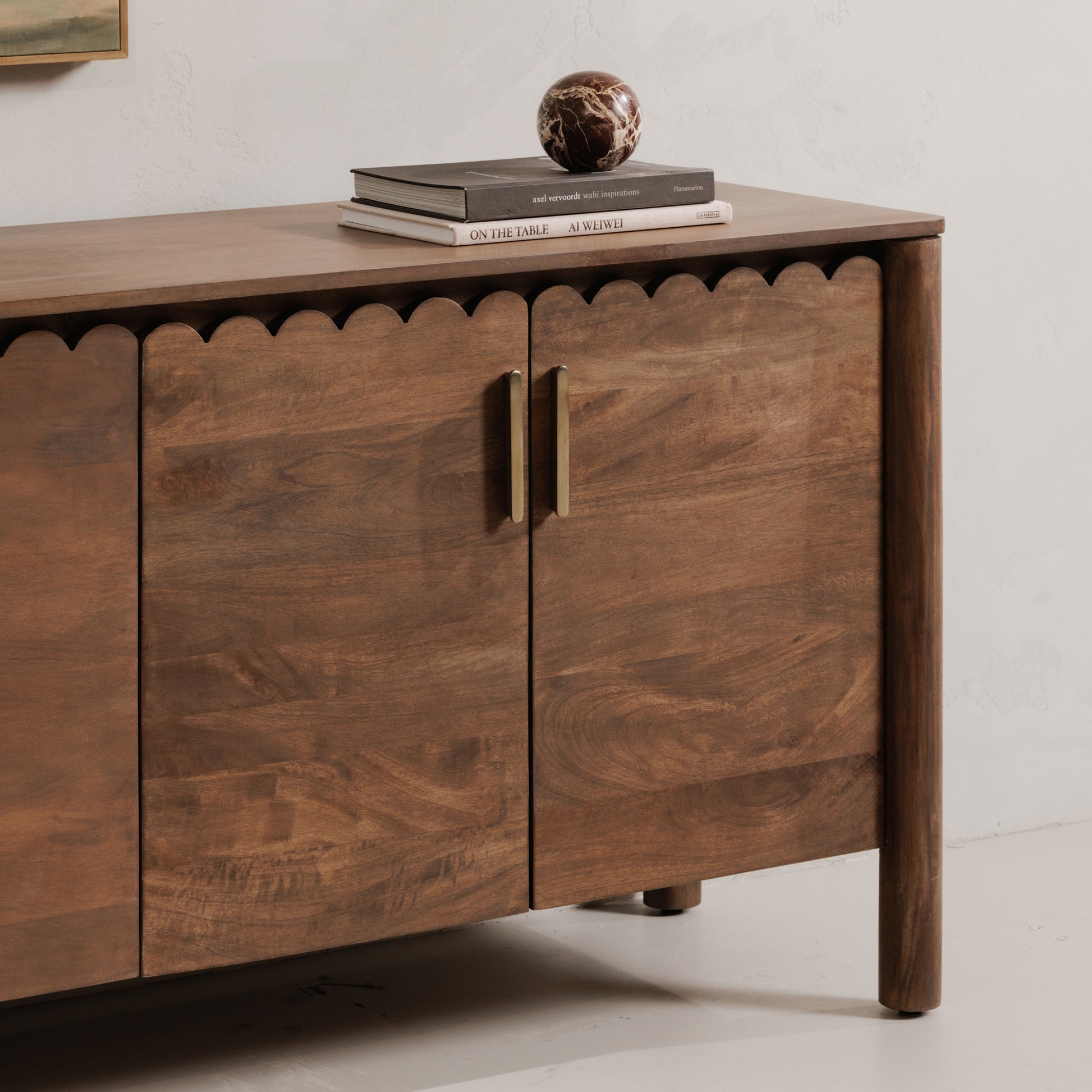 Wiley 4 Door Sideboard Vintage Brown by Moe's Home Collection - view 4