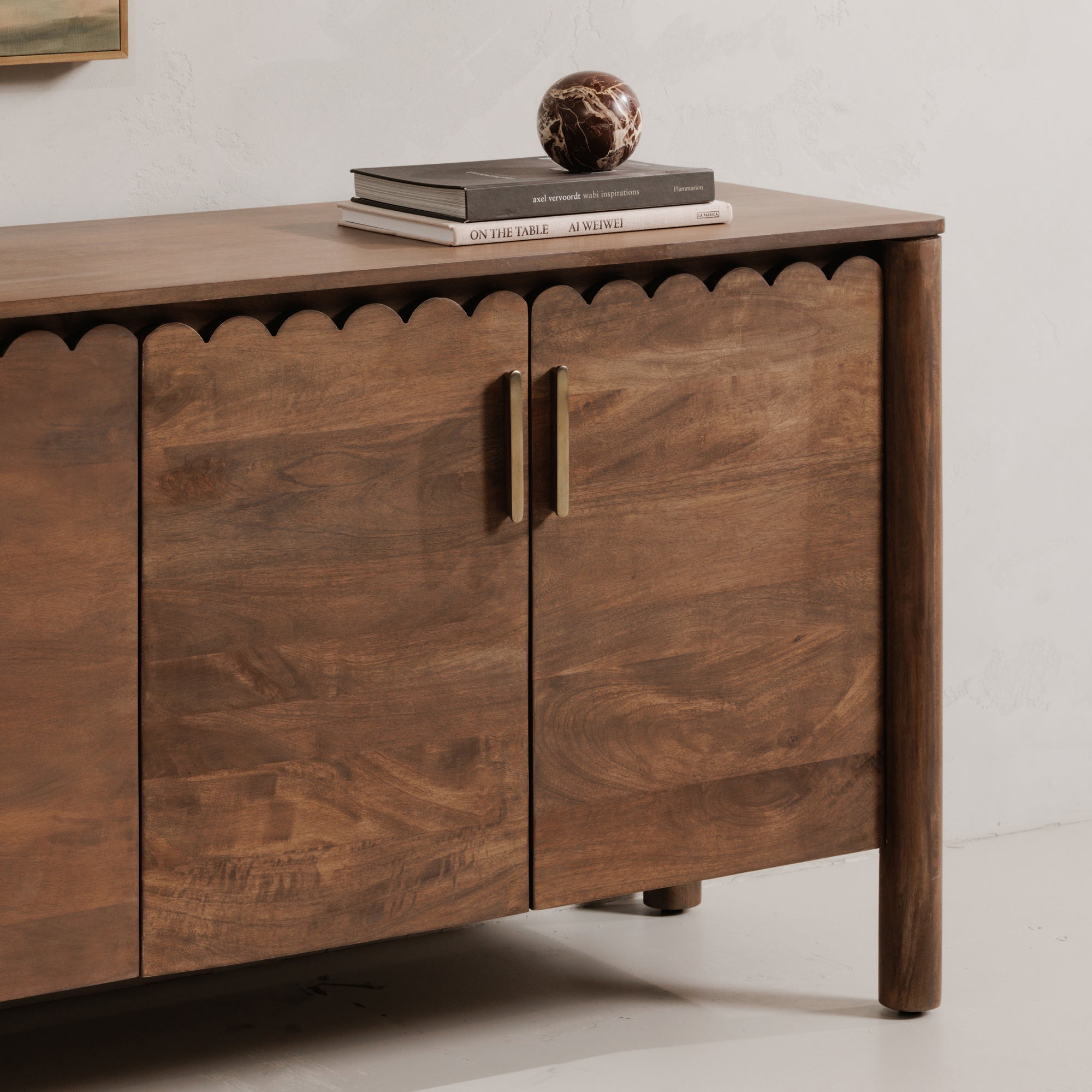 Wiley 4 Door Sideboard Vintage Brown by Moe's Home Collection - view 4