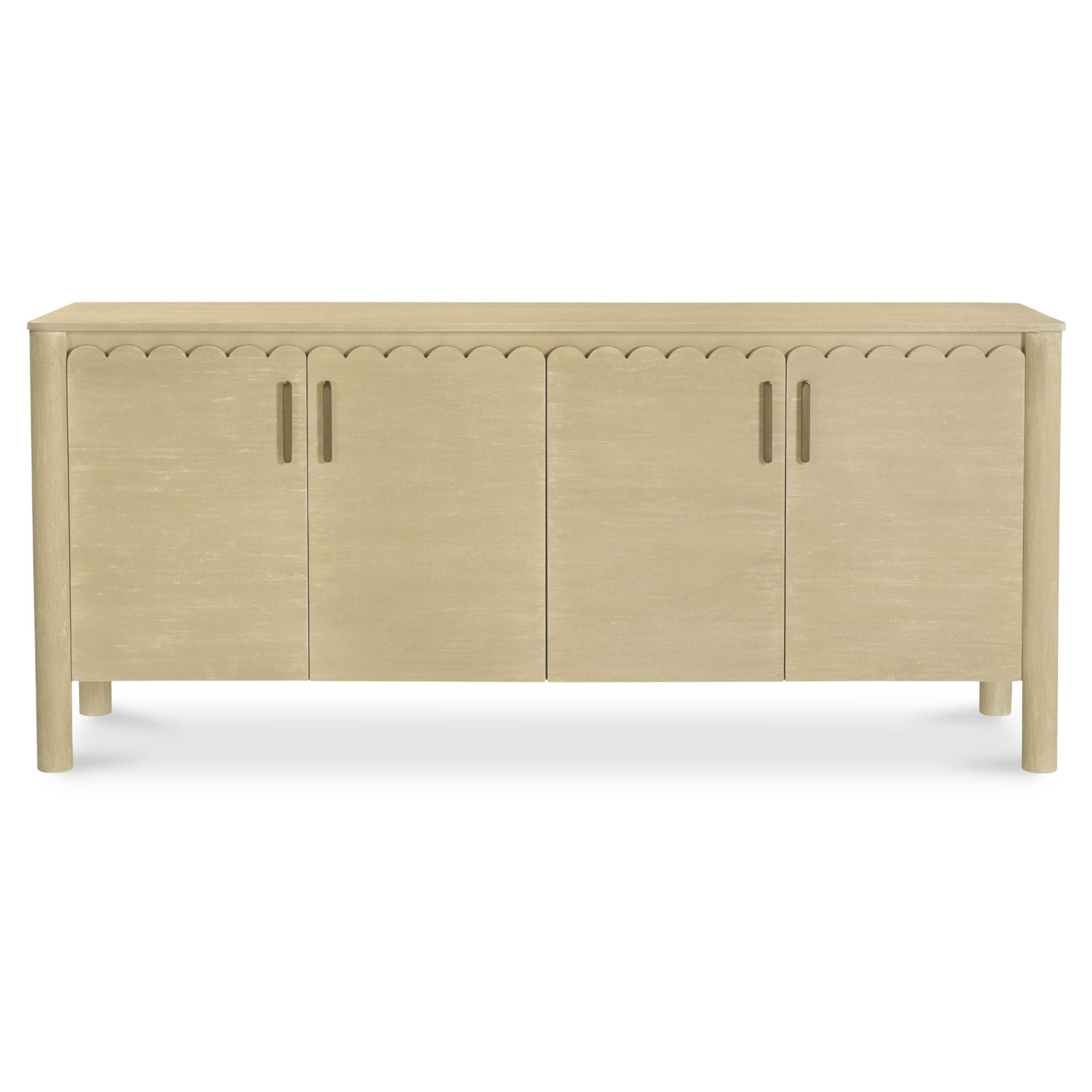 Wiley 4 Door Sideboard Natural by Moe's Home Collection