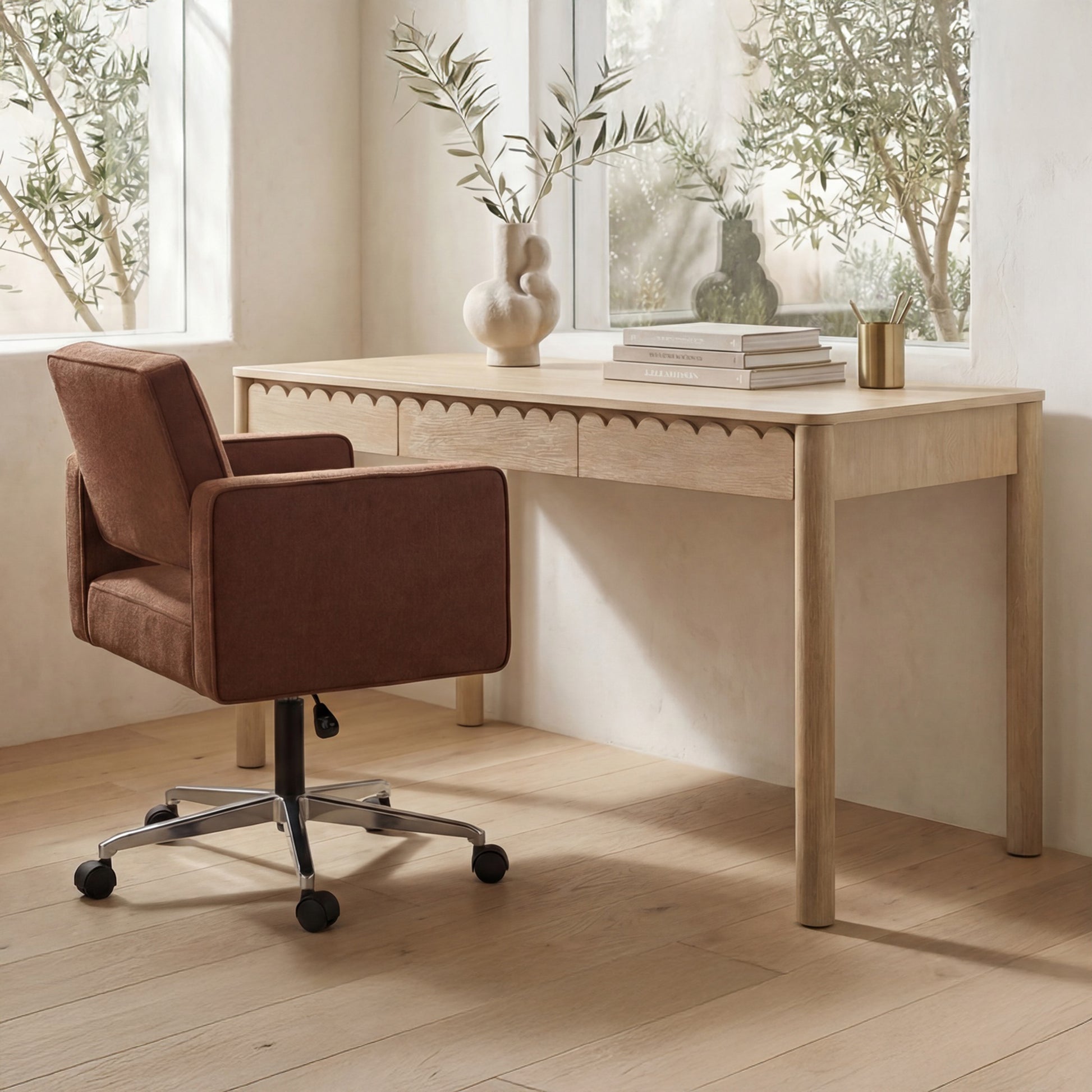 Wiley Desk Natural by Moe's Home Collection - view 2