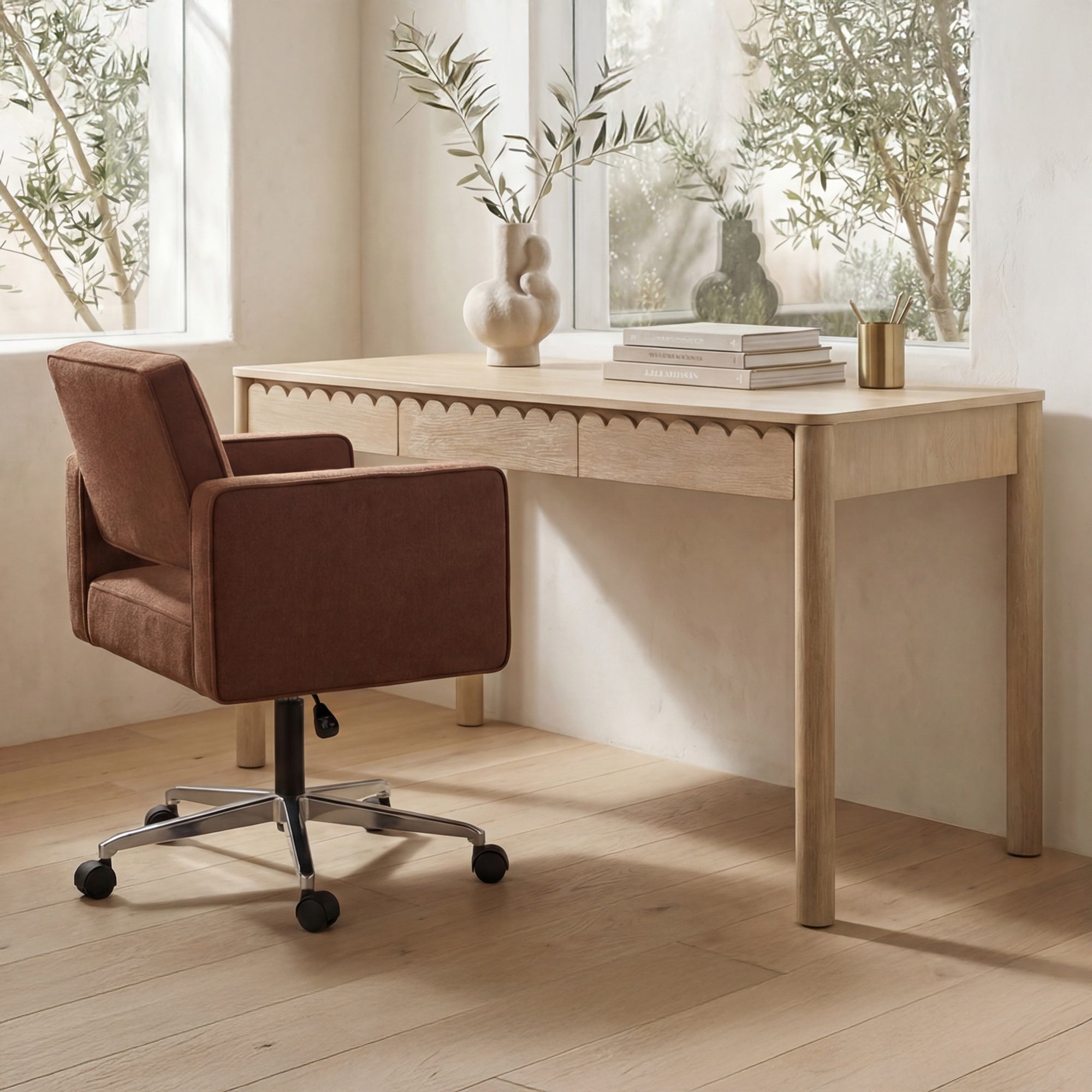 Wiley Desk Natural by Moe's Home Collection - view 2