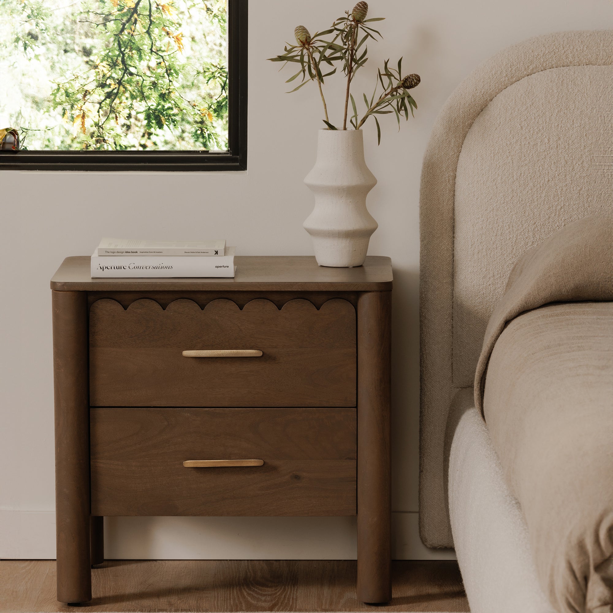 Wiley Nightstand Vintage Brown by Moe's Home Collection - view 2