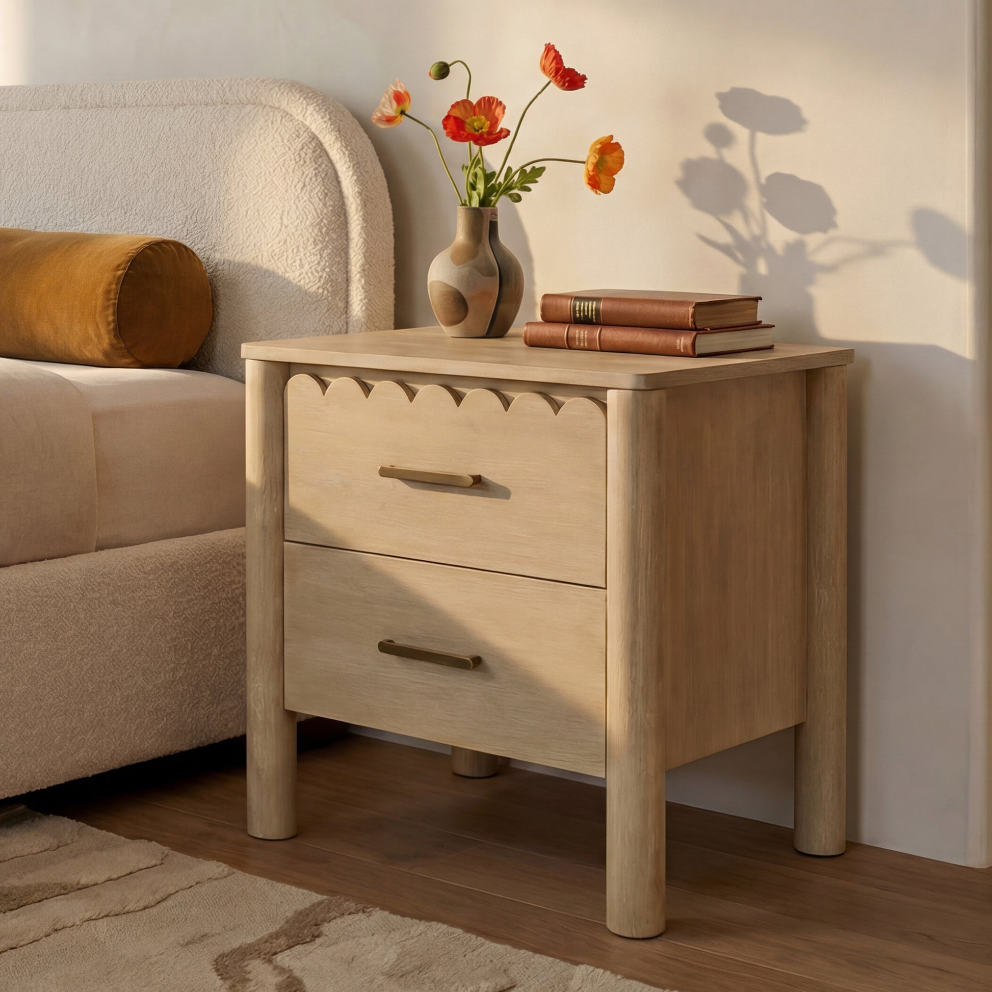 Wiley Nightstand Natural by Moe's Home Collection - view 2