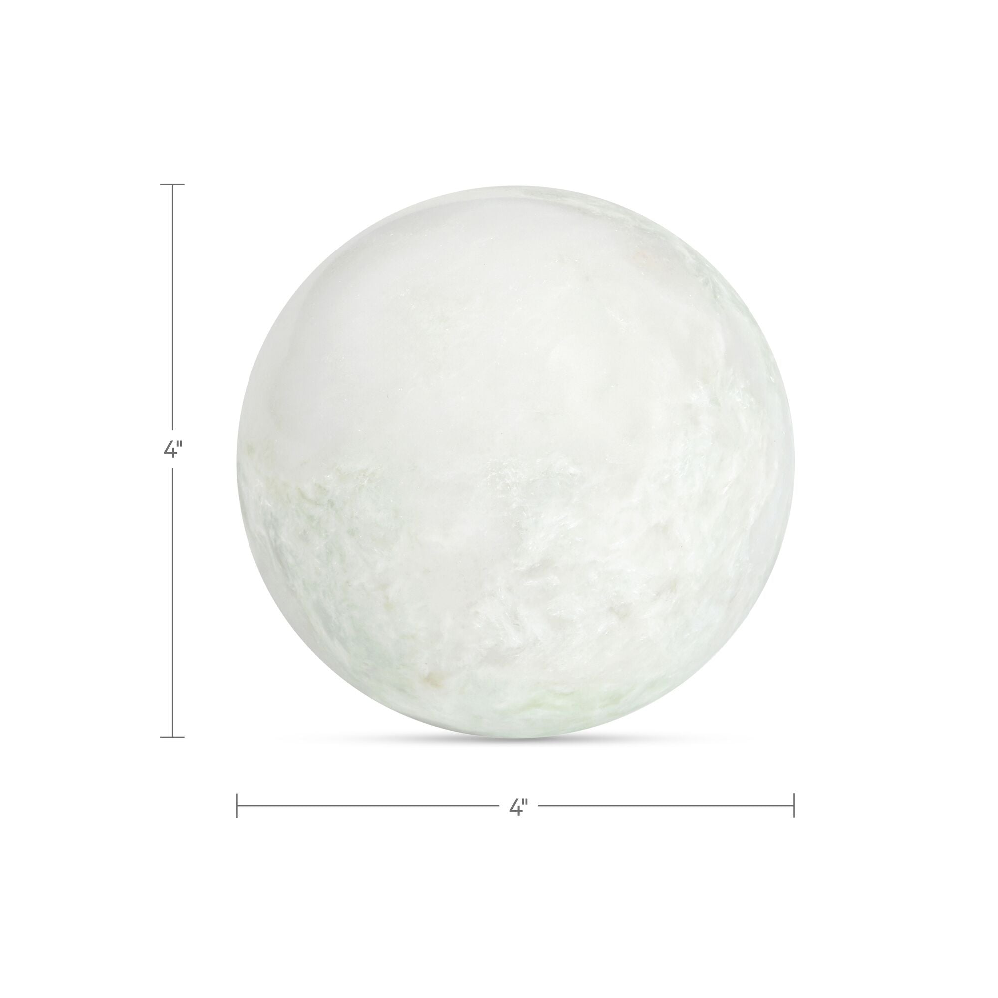 Odessa Sphere Tabletop Accent Green Onyx Marble by Moe's Home Collection - view 3