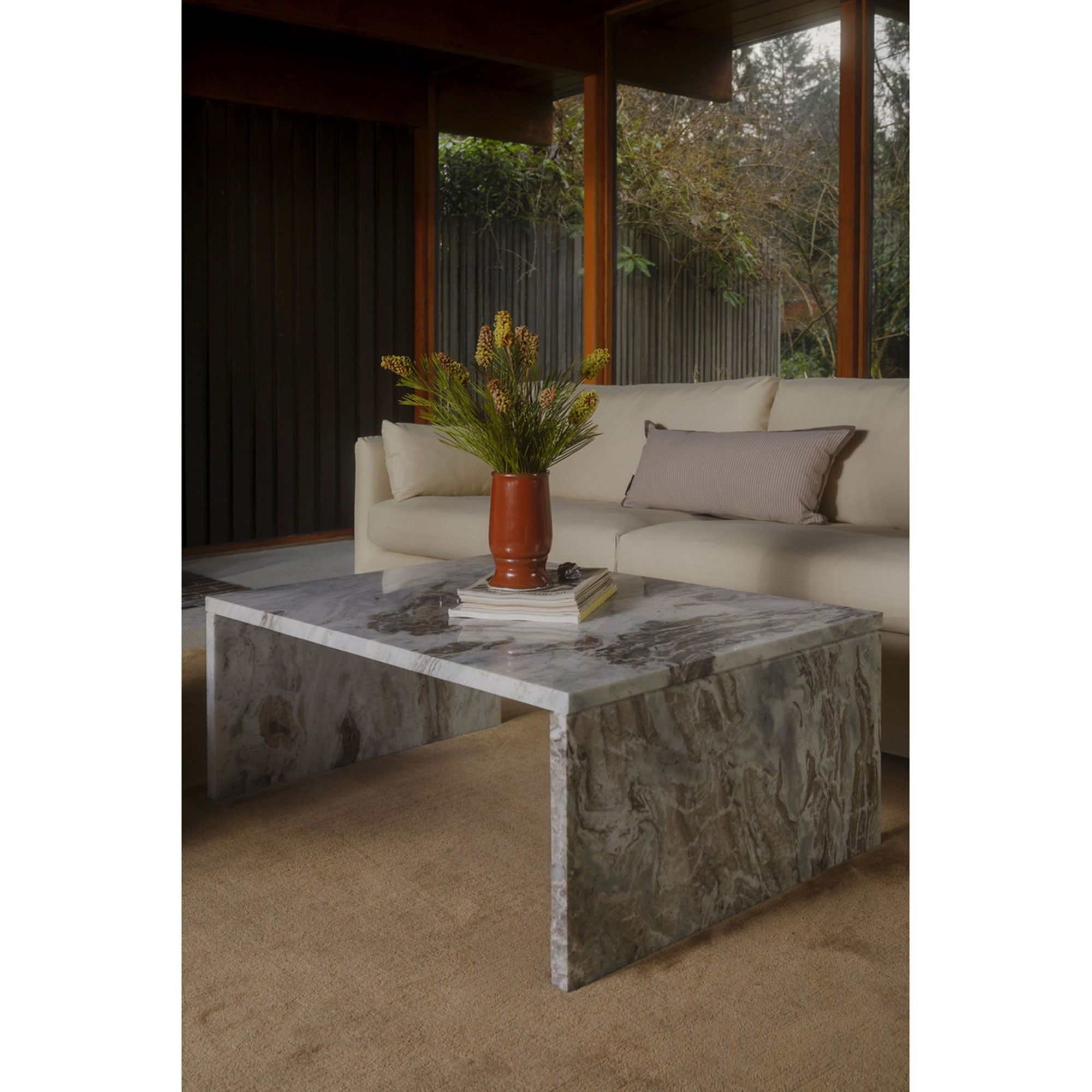 Rosa Coffee Table Torrento Marble by Moe's Home Collection - view 5