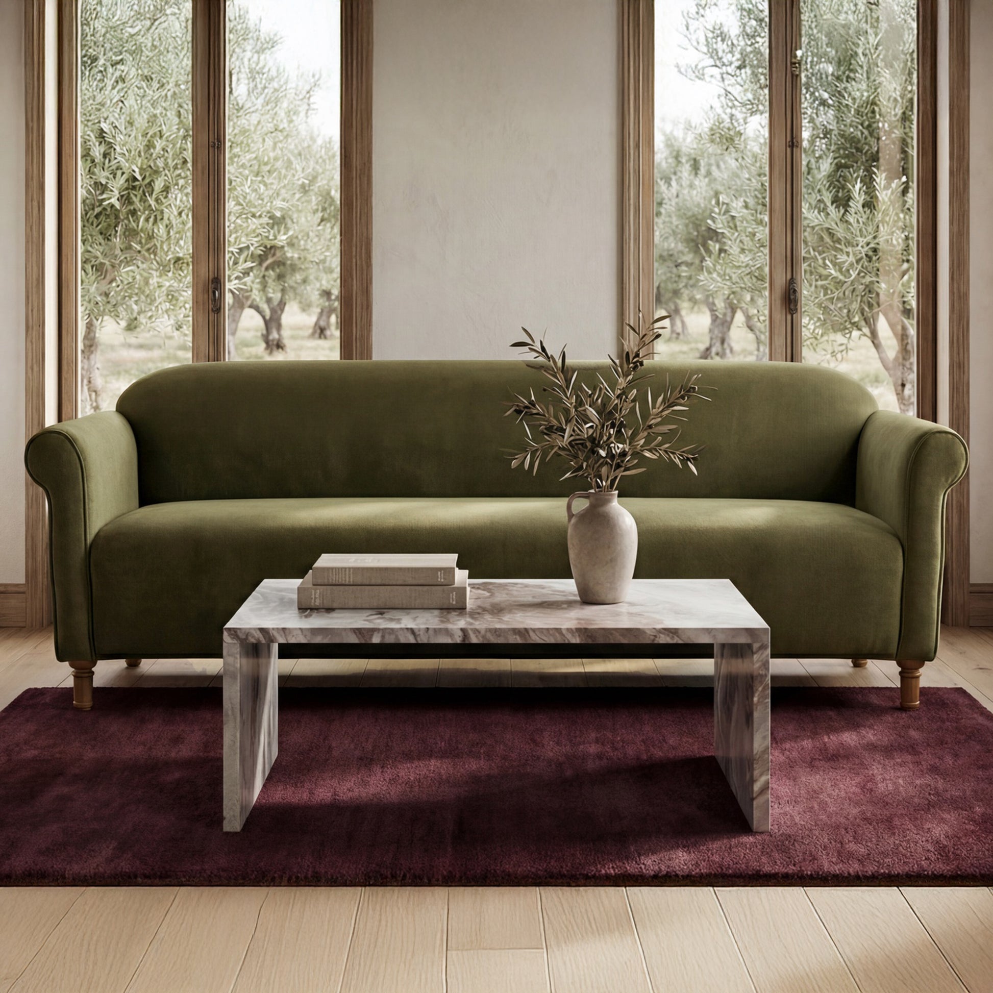 Rosa Coffee Table Torrento Marble by Moe's Home Collection - view 2