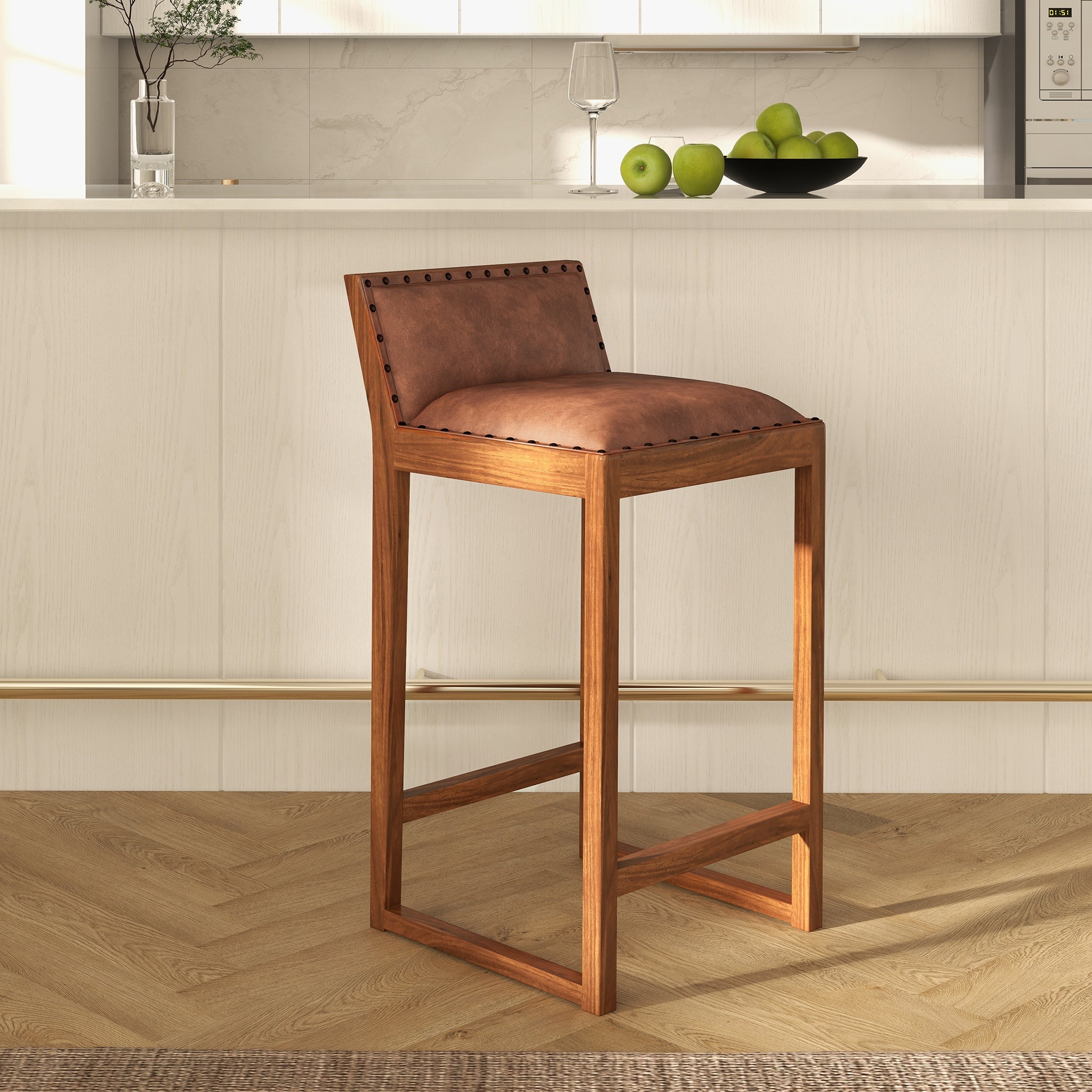 Gavin 25'' Mid-Century Counter Stool