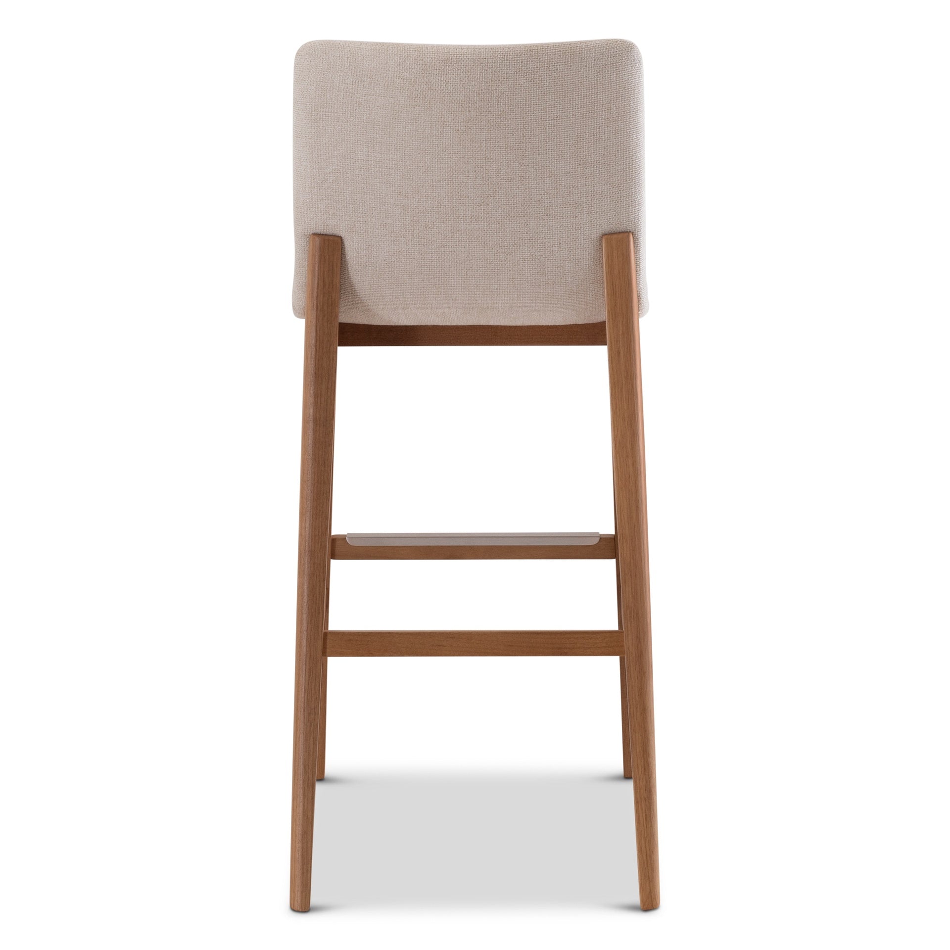 Modern Brazilian - Godan Stool - Bar Height - Harvest Natural Seat - Domasco Frame by Urbia