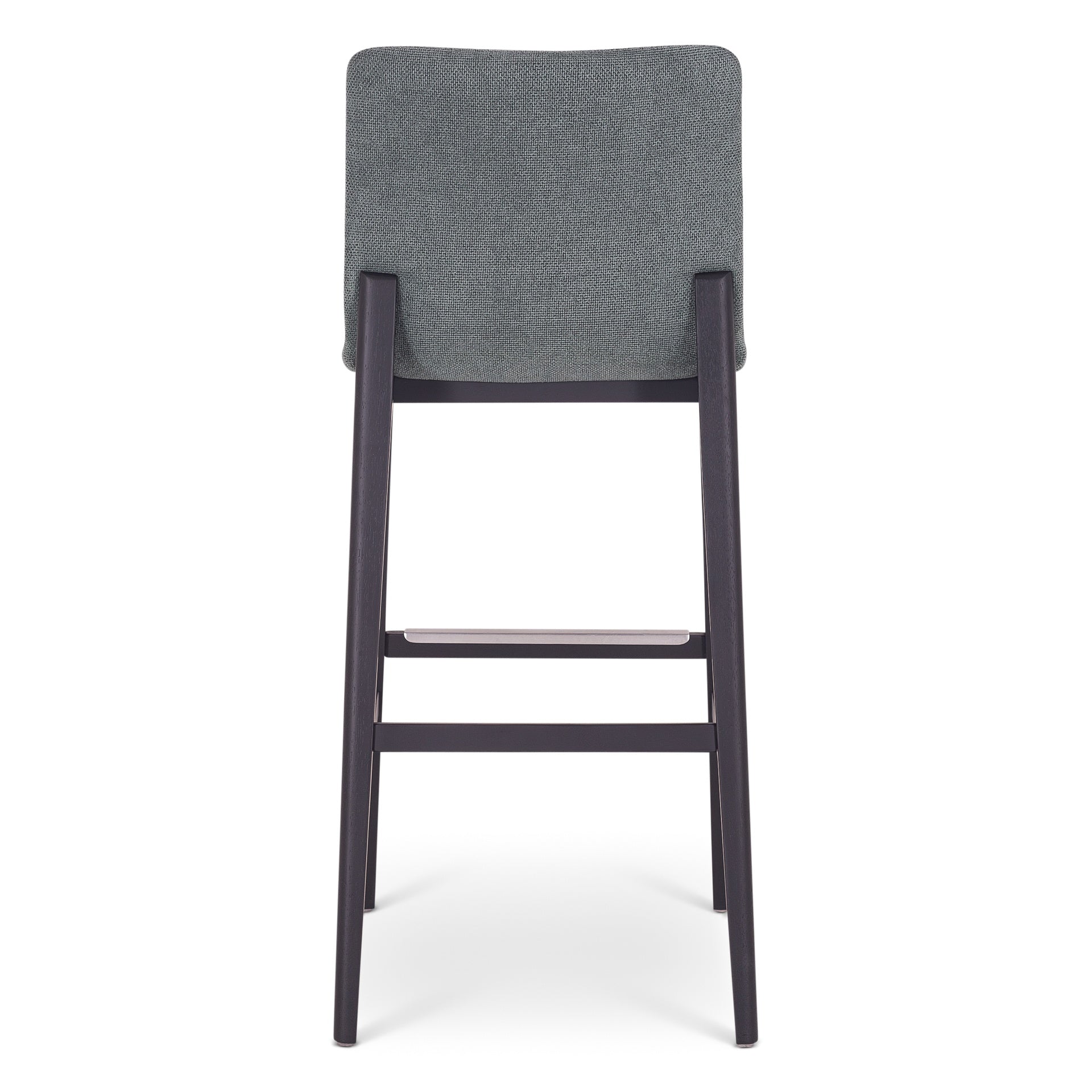 Modern Brazilian - Godan Stool - Bar Height - Jackpot Teal Seat - Ebano Frame by Urbia