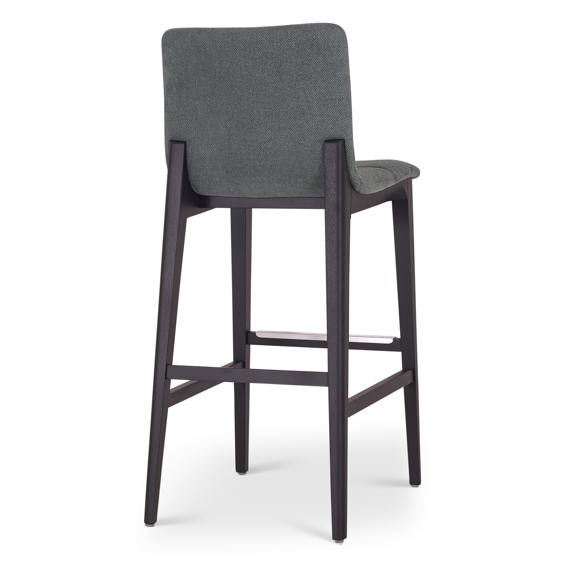 Modern Brazilian - Godan Stool - Bar Height - Jackpot Teal Seat - Ebano Frame by Urbia