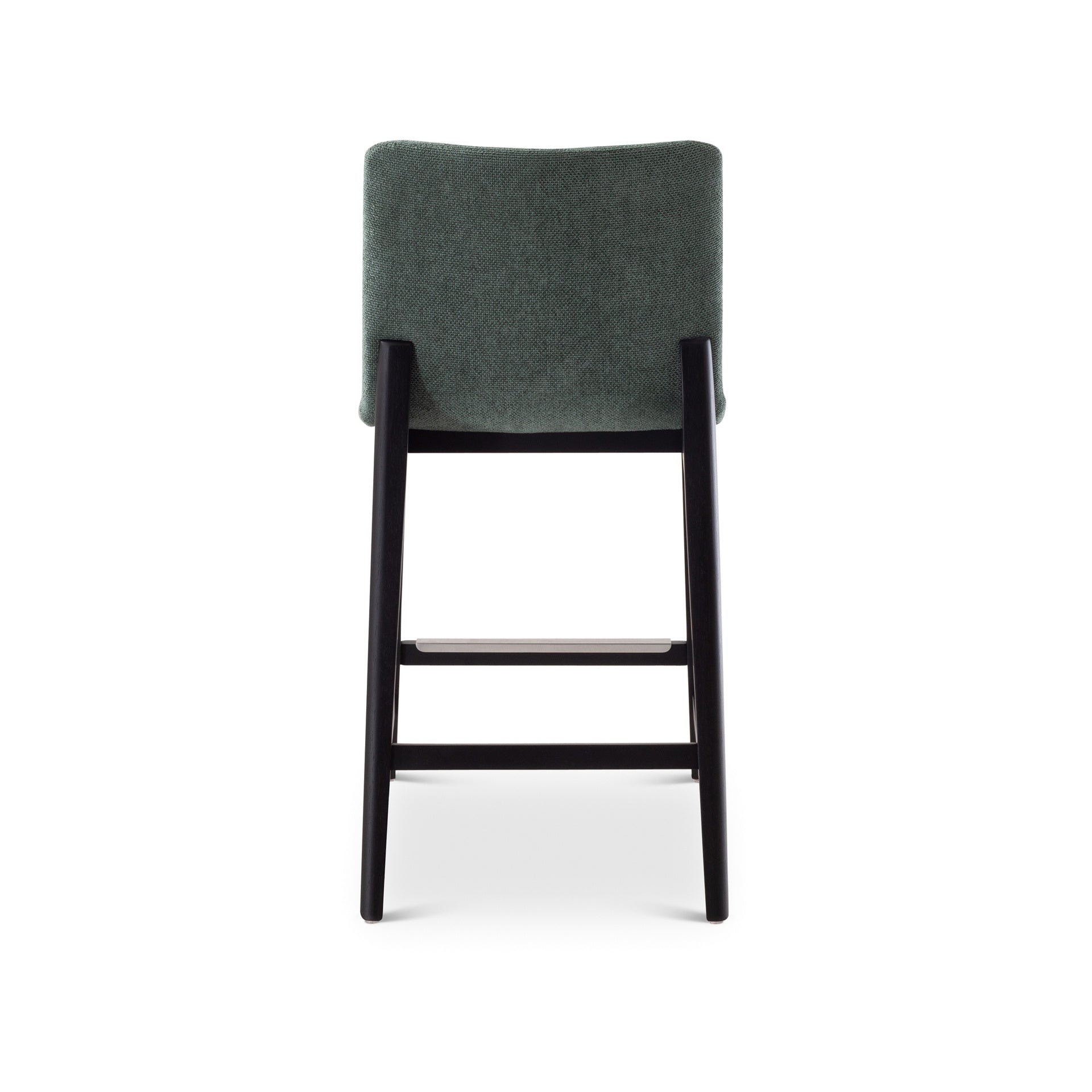 Modern Brazilian - Godan Stool - Counter Height - Jackpot Teal Seat - Ebano Frame by Urbia