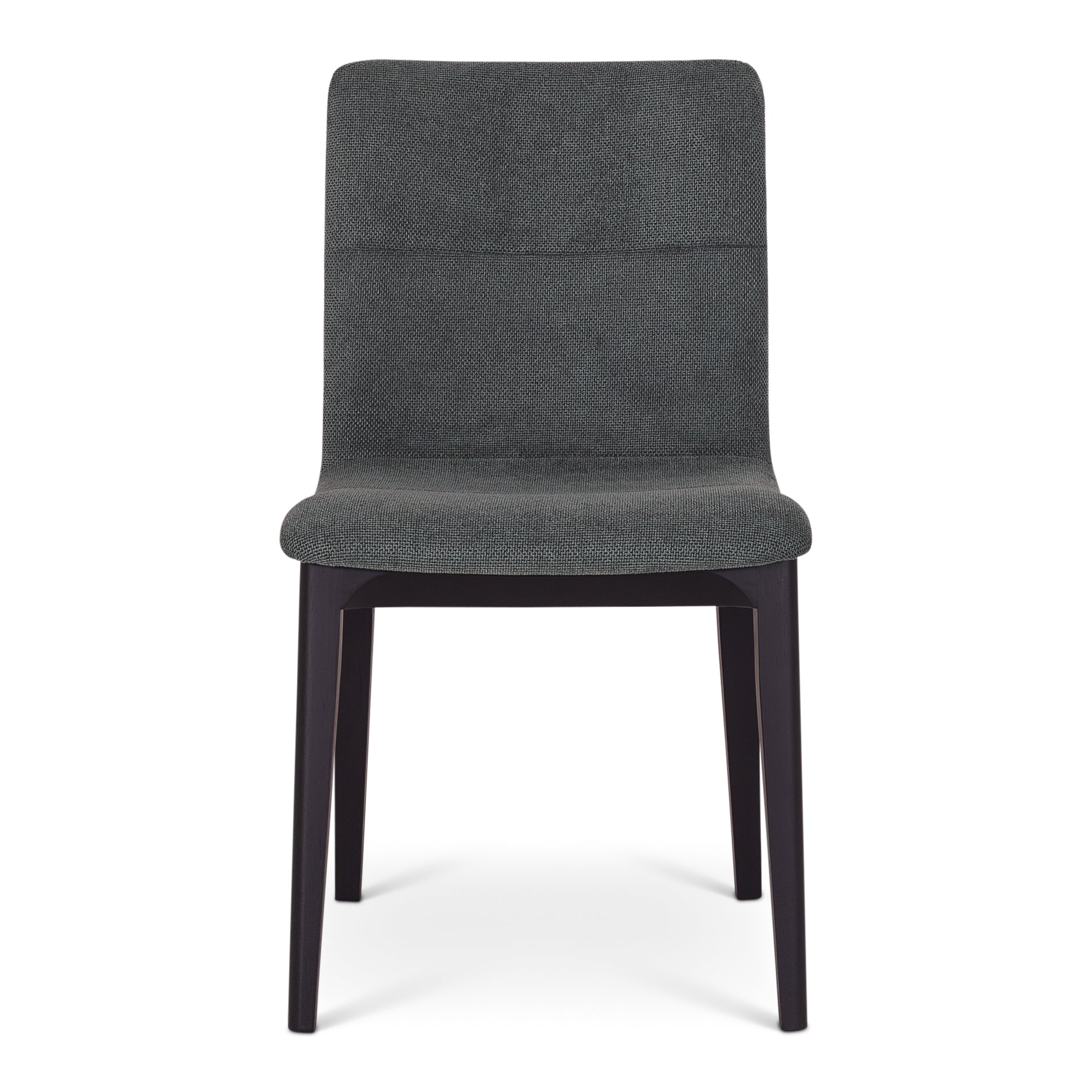Modern Brazilian - Godan Side Chair - Jackpot Teal Seat - Ebano Frame by Urbia
