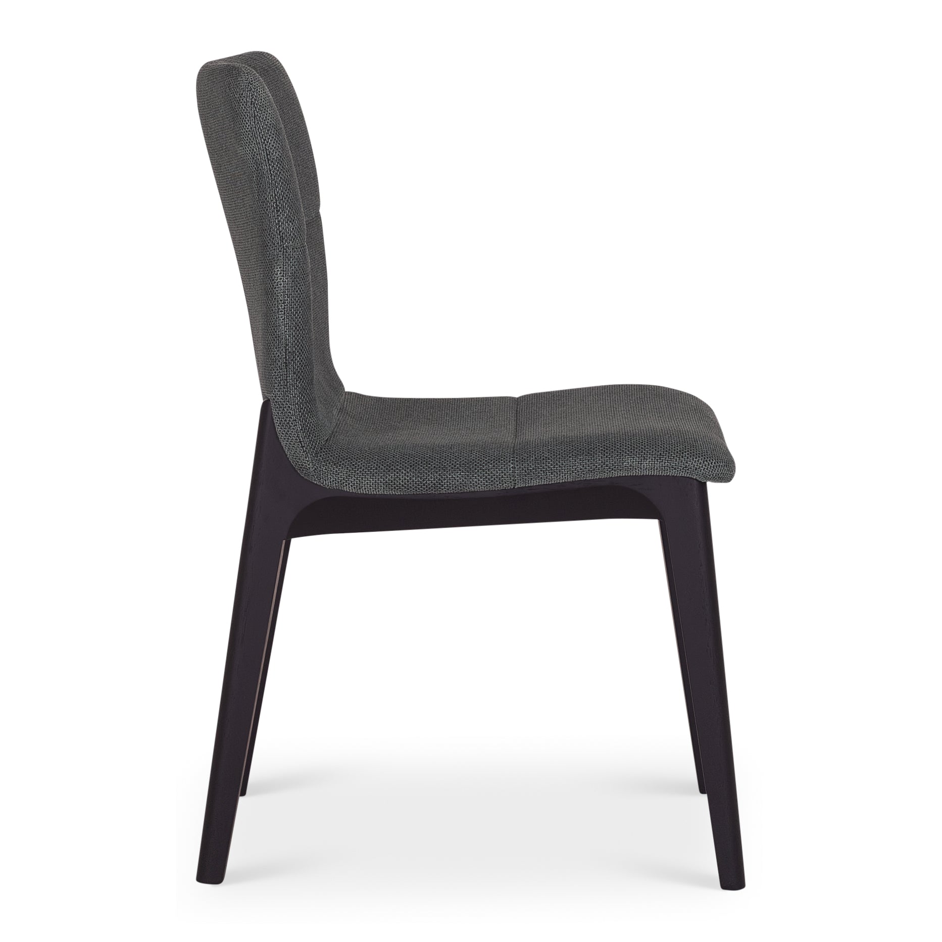 Modern Brazilian - Godan Side Chair - Jackpot Teal Seat - Ebano Frame by Urbia