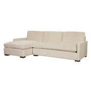 Grady Sectional LAF Chaise/RAF Loveseat in Plushtone Linen