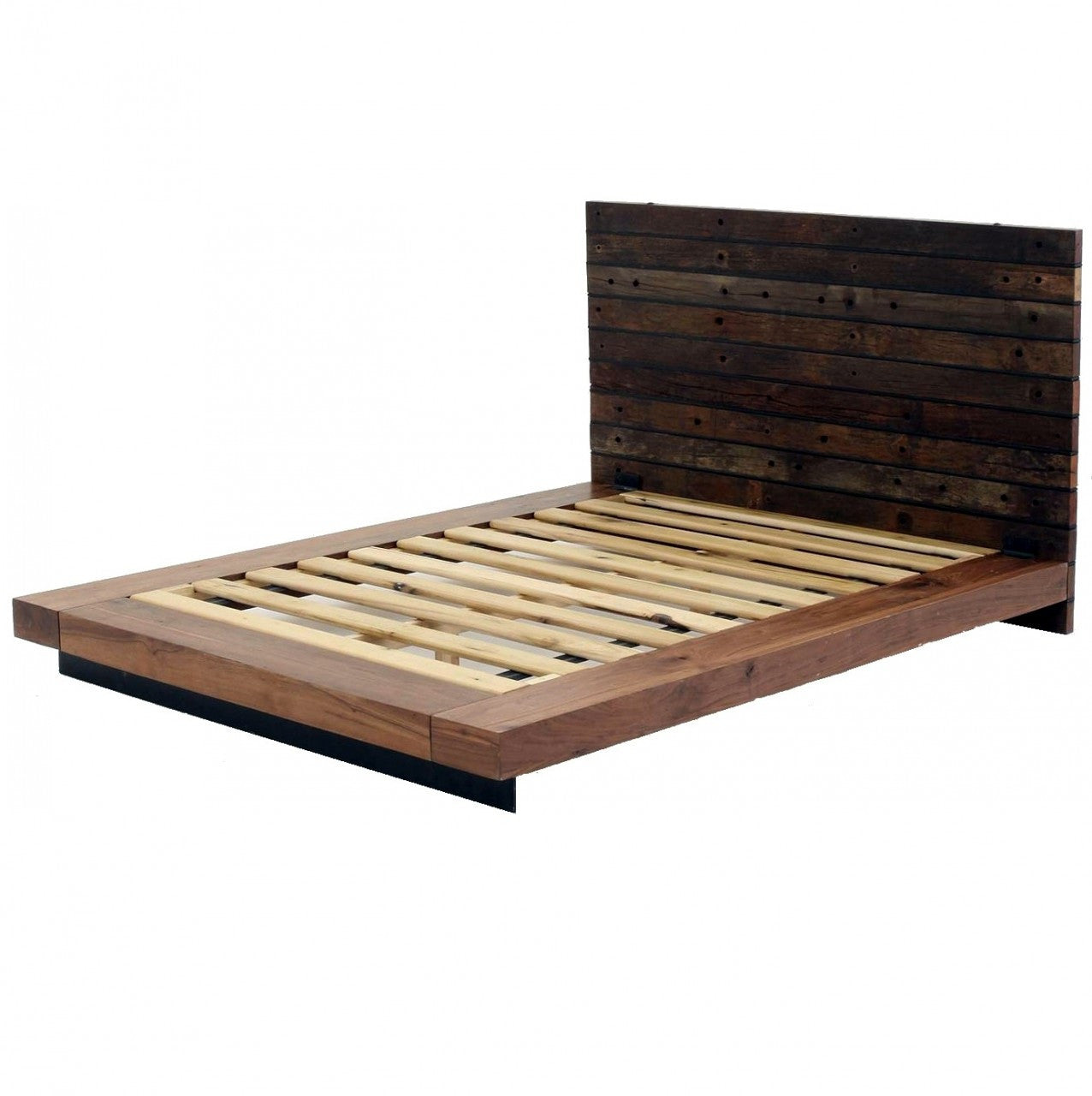 Grant Reclaimed Wood Queen Platform Bed