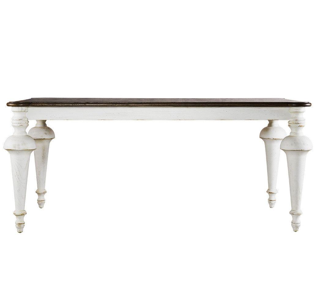 SMALL OLD MILTON VINTAGE WHITE TABLE