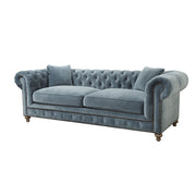 Greenwich 96″ Sofa in Andrew Raw Denim