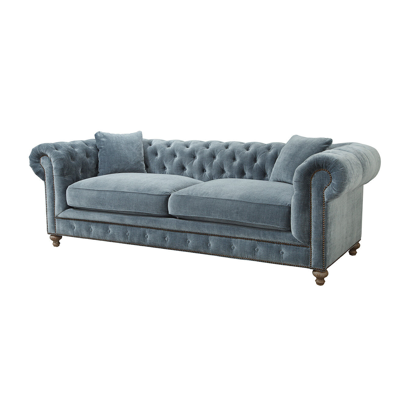Greenwich 96″ Sofa in Andrew Raw Denim