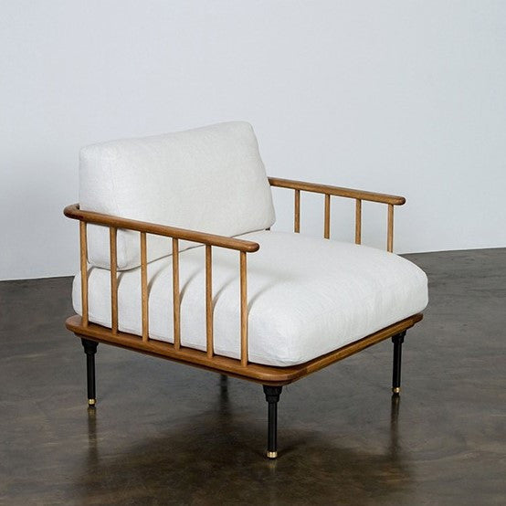 Kalmar Smoked Oak Frame Accent Chair