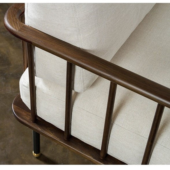 Kalmar Smoked Oak Frame Accent Chair