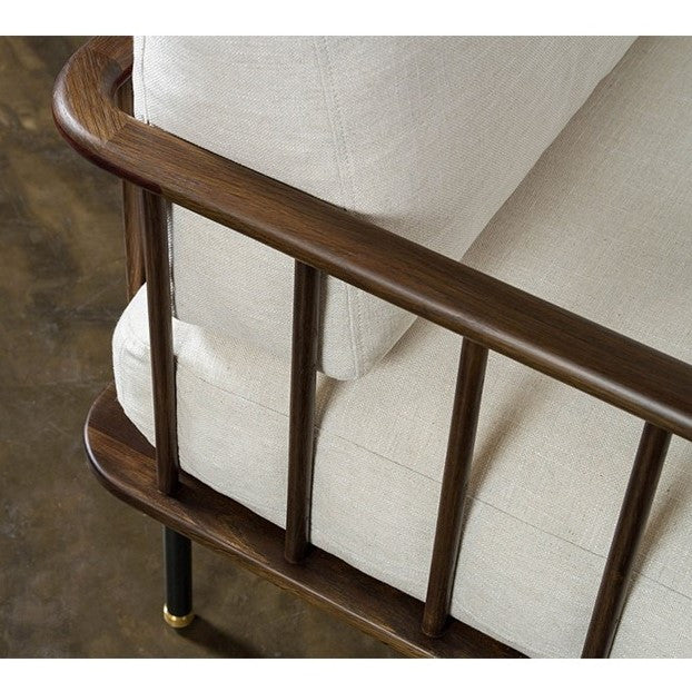 Kalmar Smoked Oak Frame Accent Chair