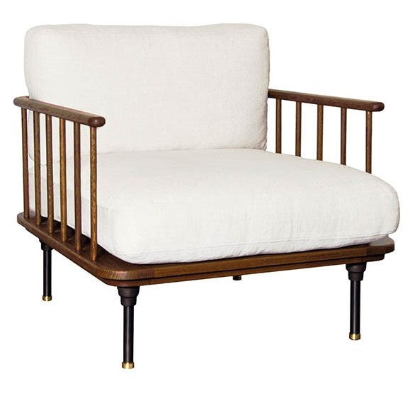Kalmar Smoked Oak Frame Accent Chair