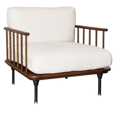 Kalmar Smoked Oak Frame Accent Chair