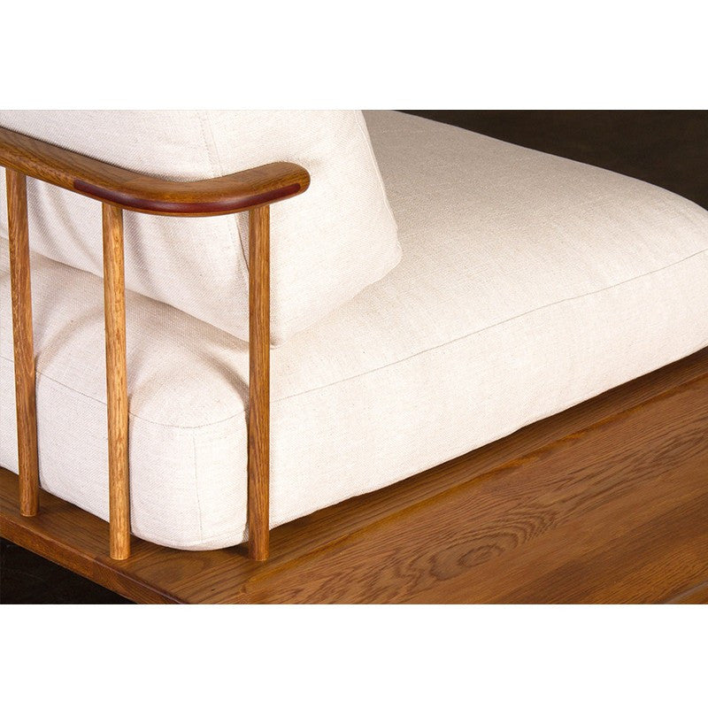 Kalmar Oak Frame Sofa 87" 