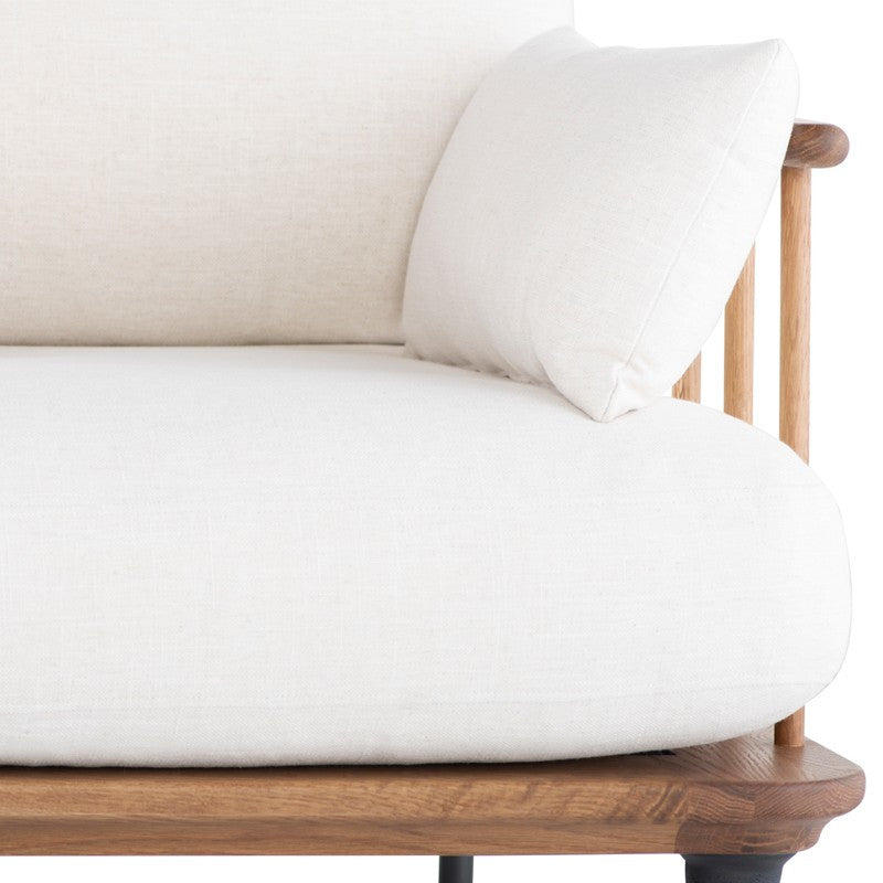 Kalmar Oak Frame Sofa 87" 