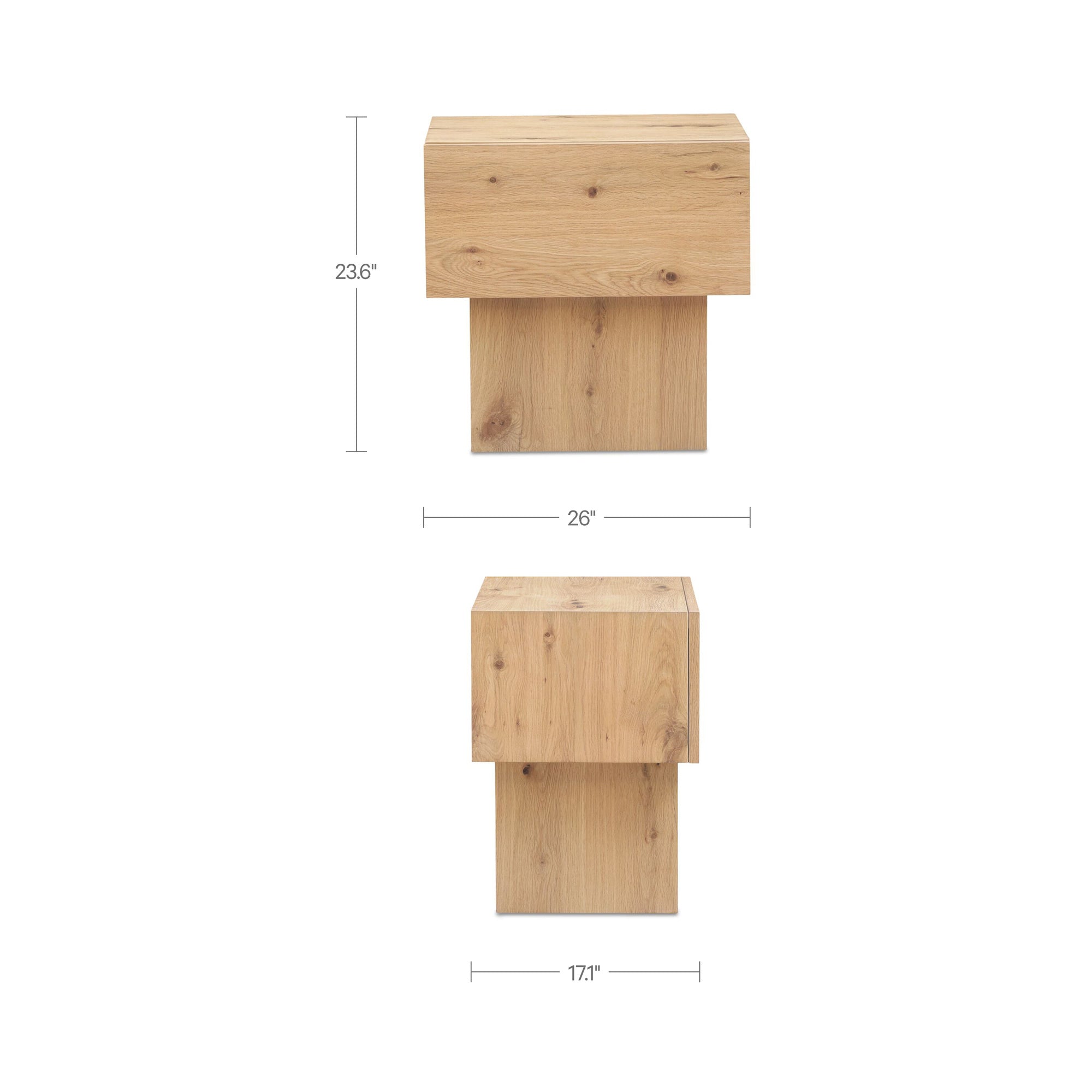 Shawn Nightstand Natural by Moe's Home Collection - view 3