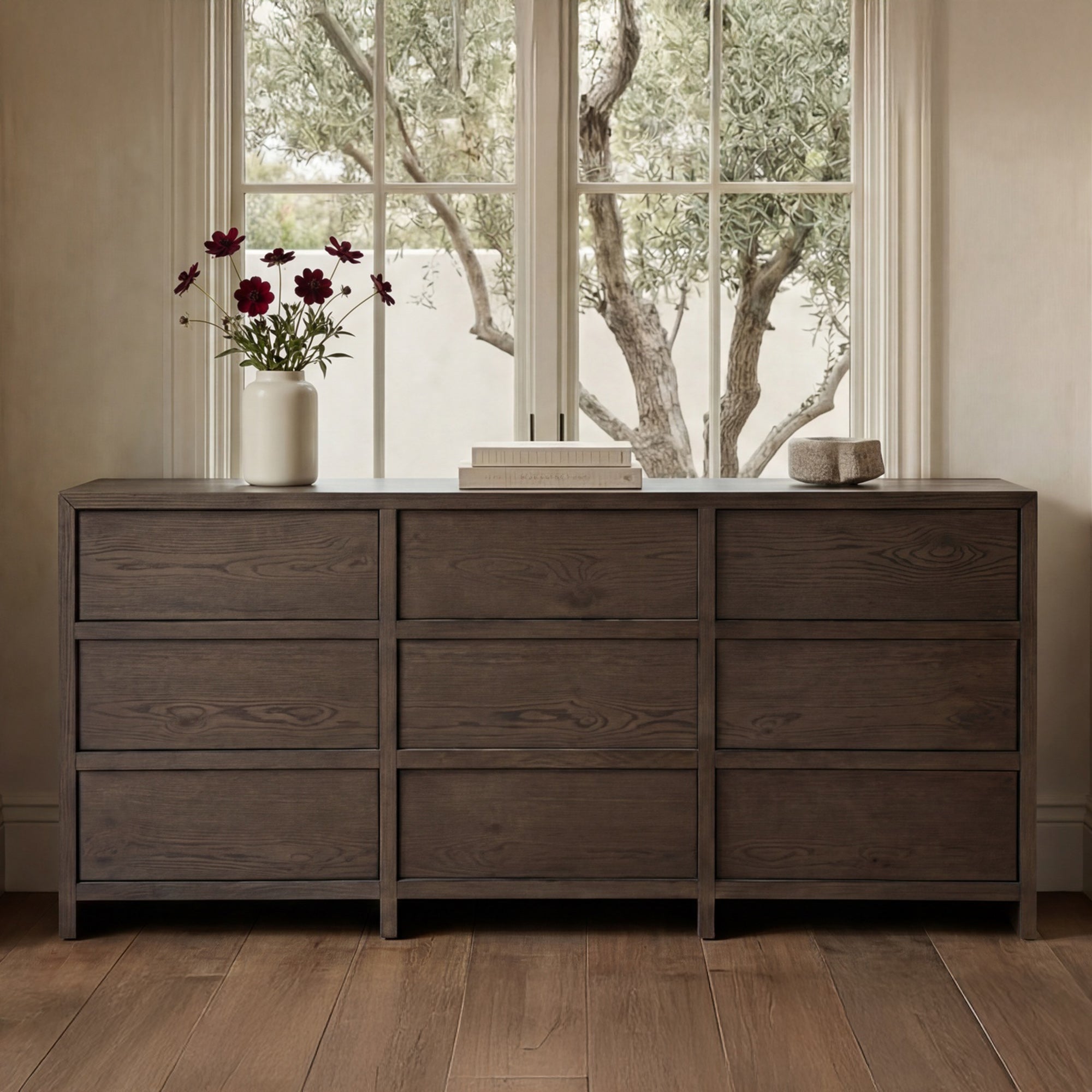 Jenson 9 Drawer Dresser Brown by Moe's Home Collection - view 2