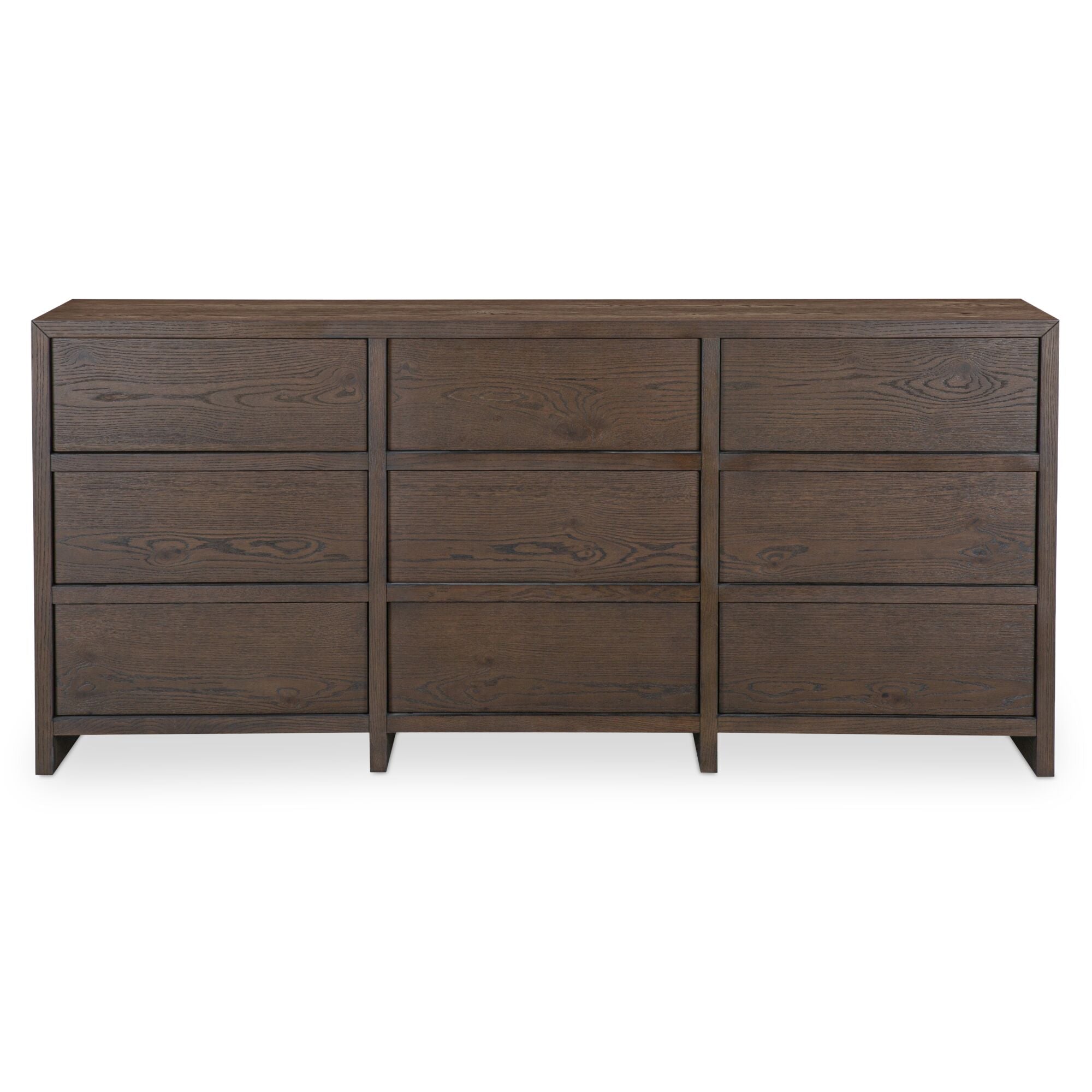 Jenson 9 Drawer Dresser Brown by Moe's Home Collection