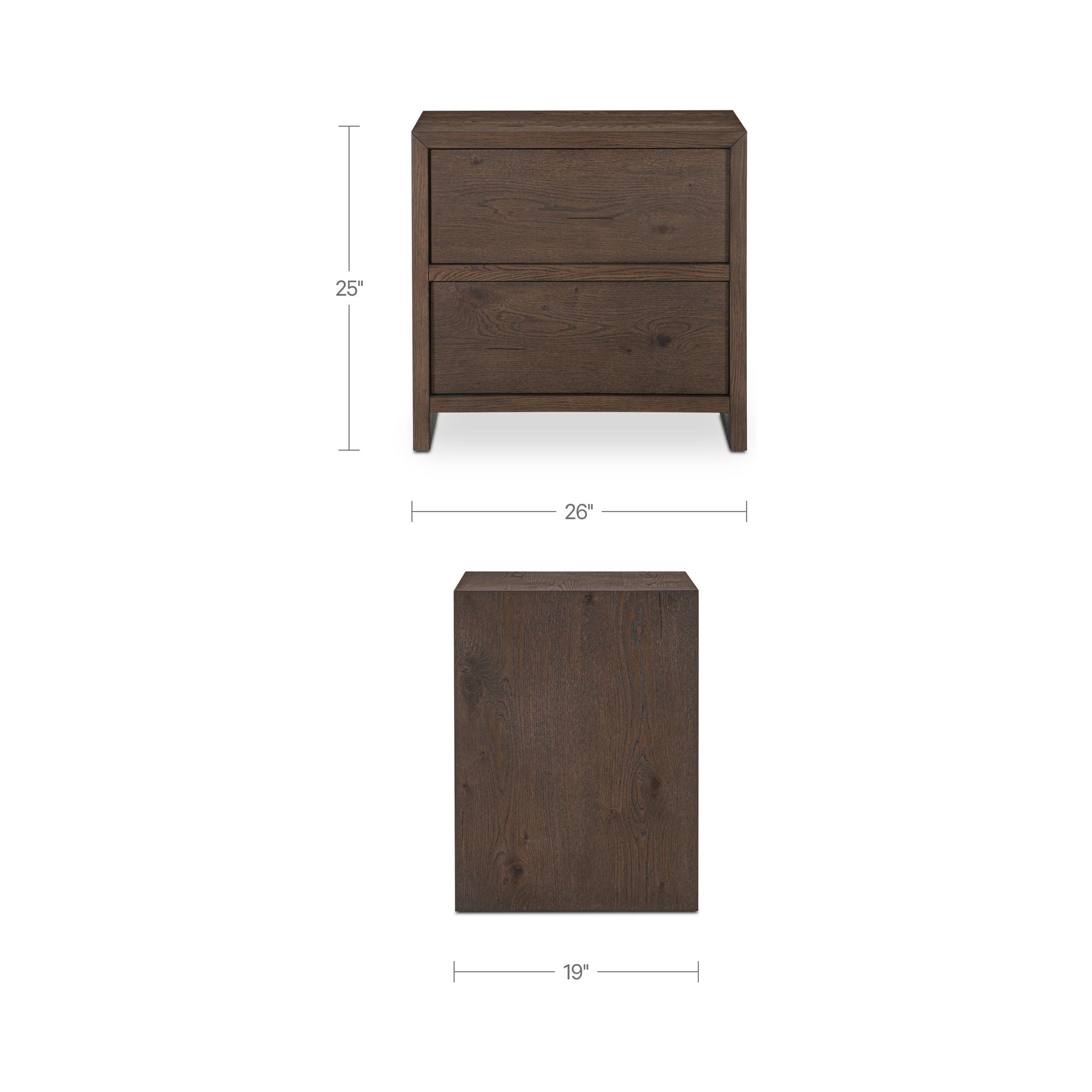 Jenson Nightstand Brown by Moe's Home Collection - view 3