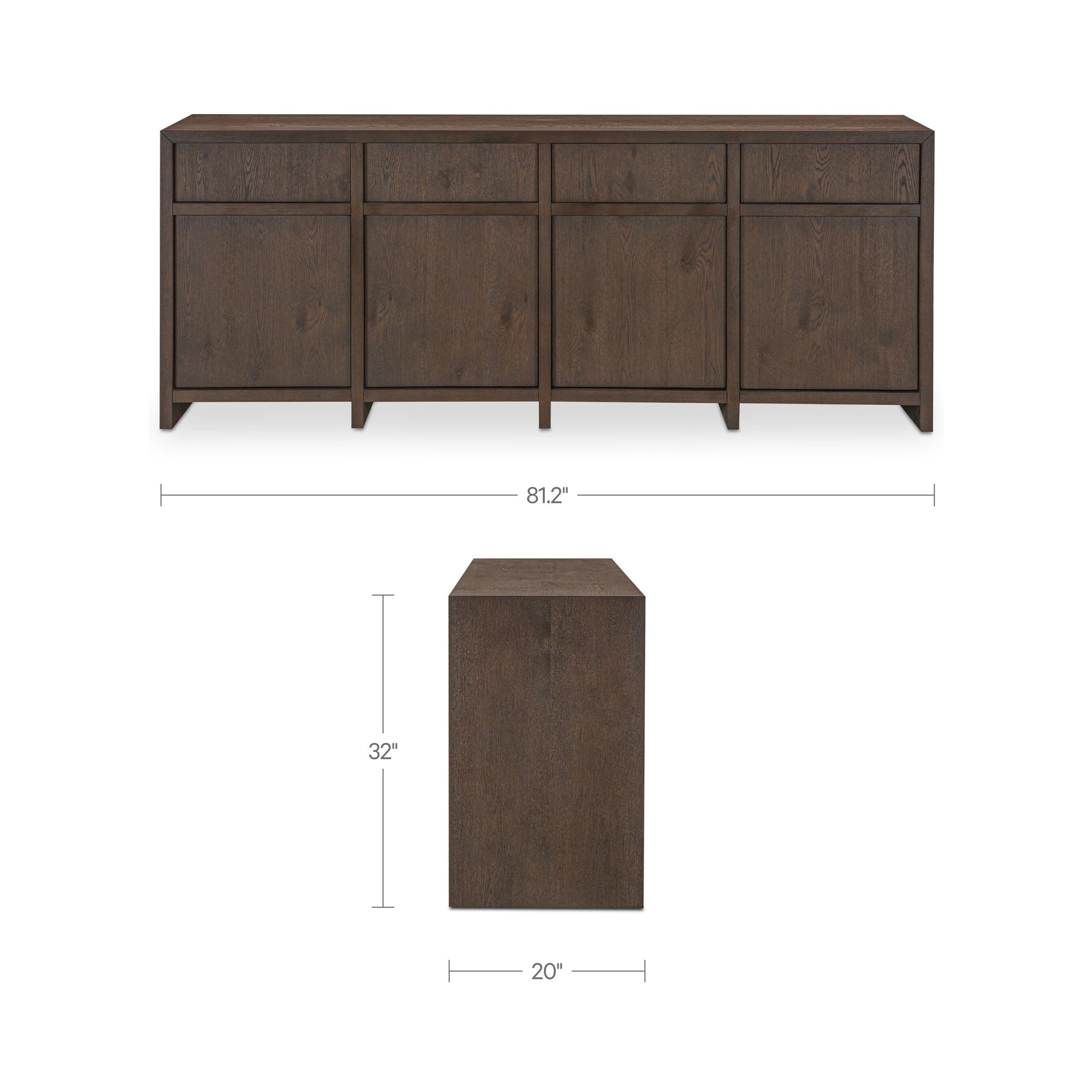 Jenson Sideboard Brown by Moe's Home Collection - view 3