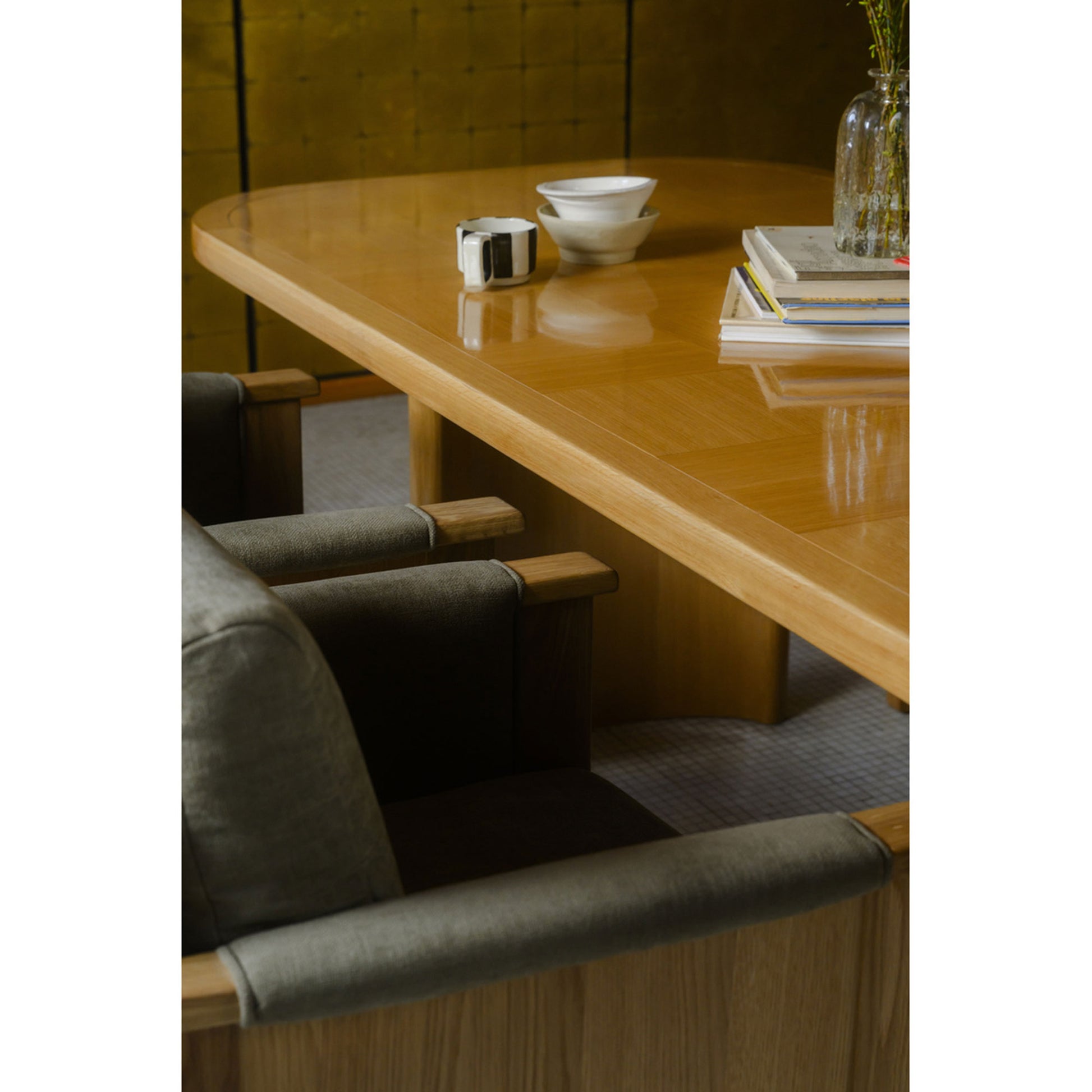 Mallory Dining Table Natural by Moe's Home Collection - view 5