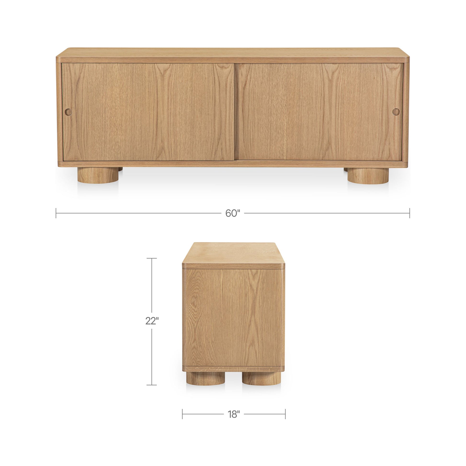 Hobbs Media Unit Natural by Moe's Home Collection - view 3