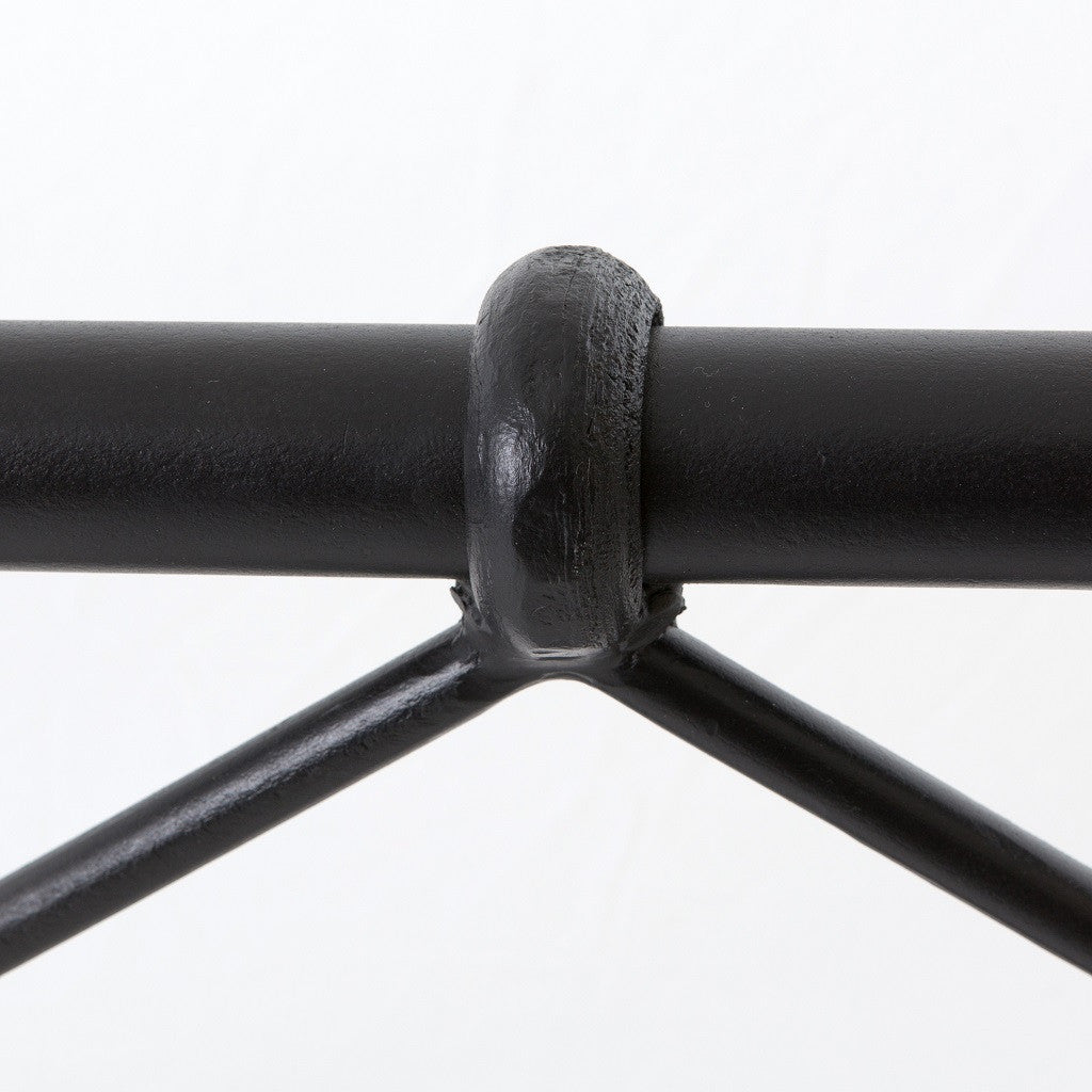 Piper Vintage Black Iron Twin Platform Bed