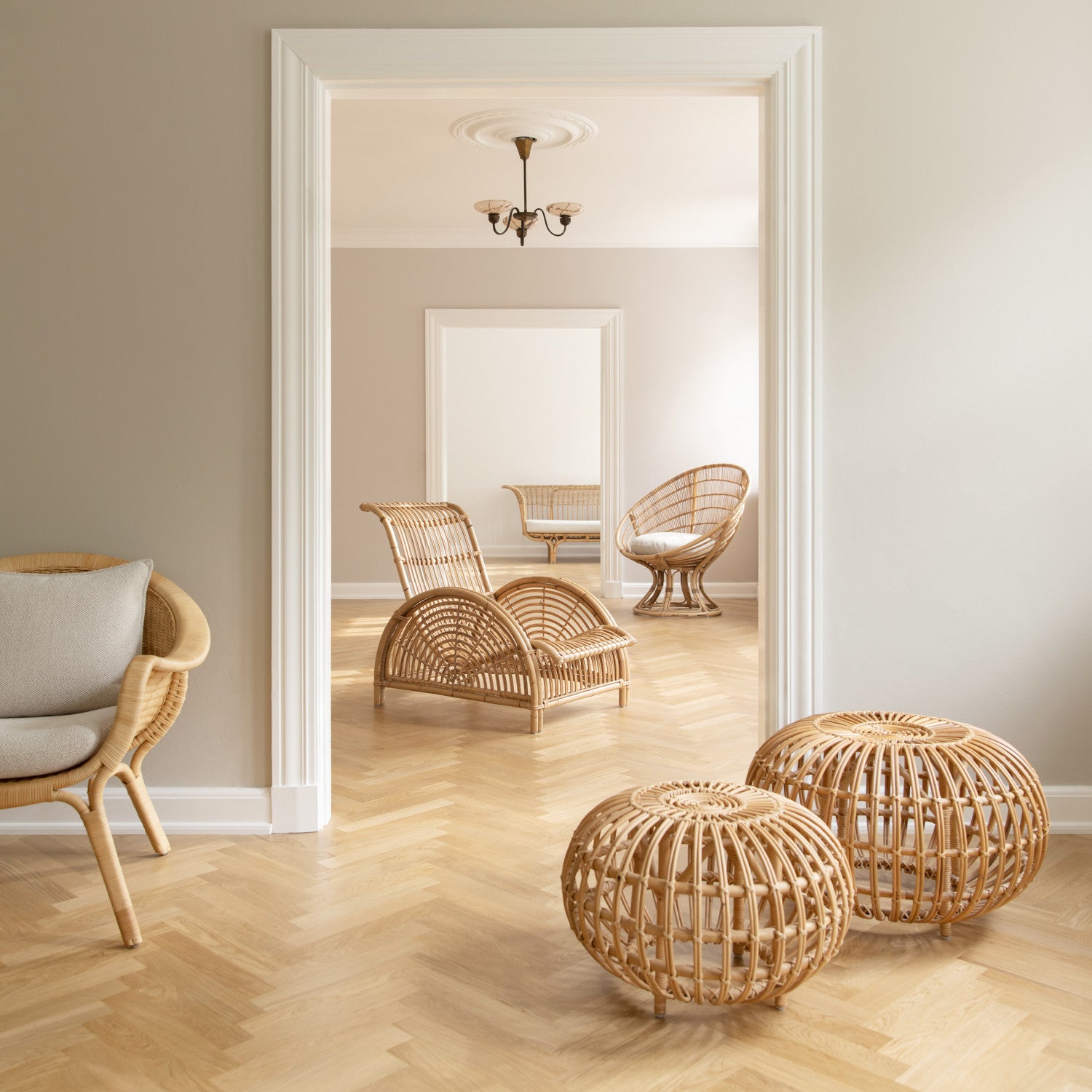 Franco Albini Small Ottoman by Sika Design - view 8