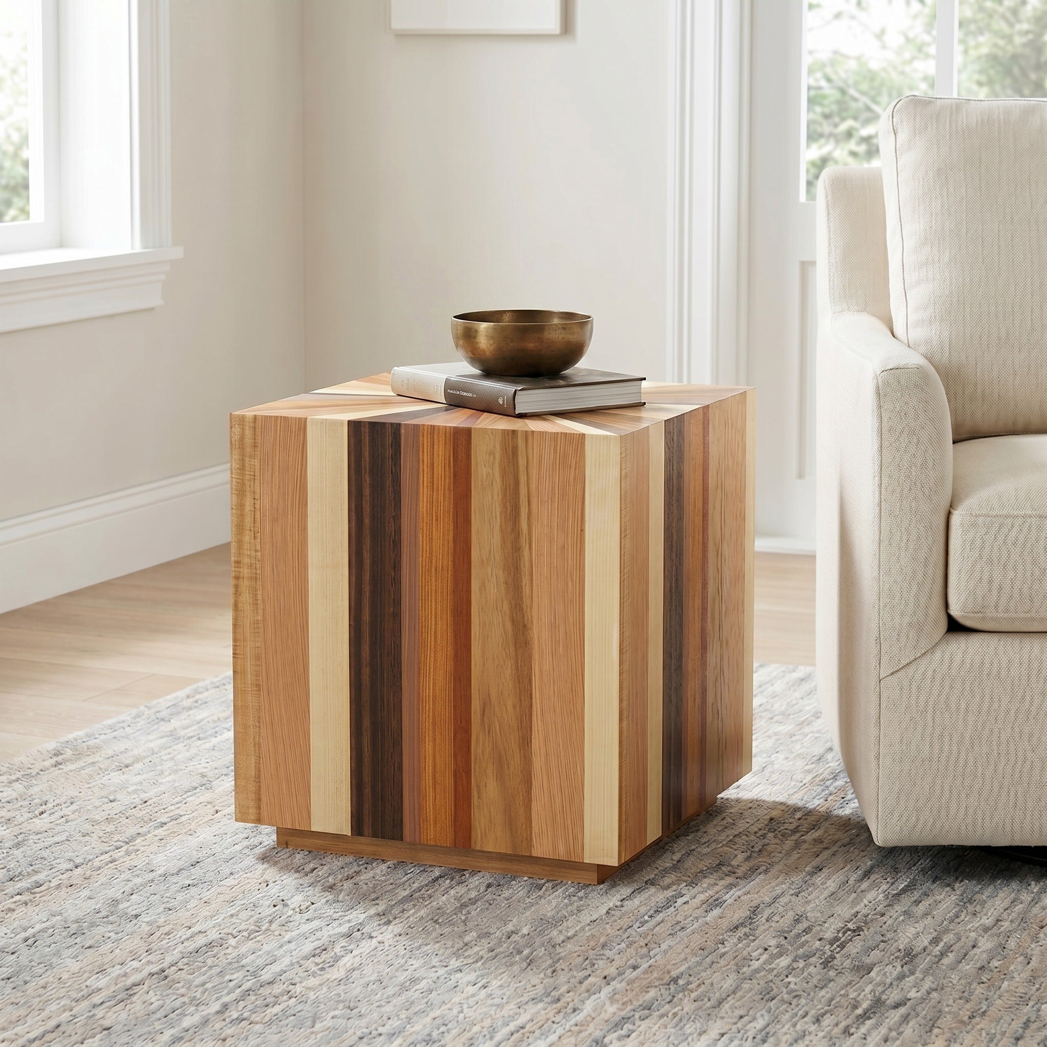 Sun End Table Mixed by Urbia - styled room view