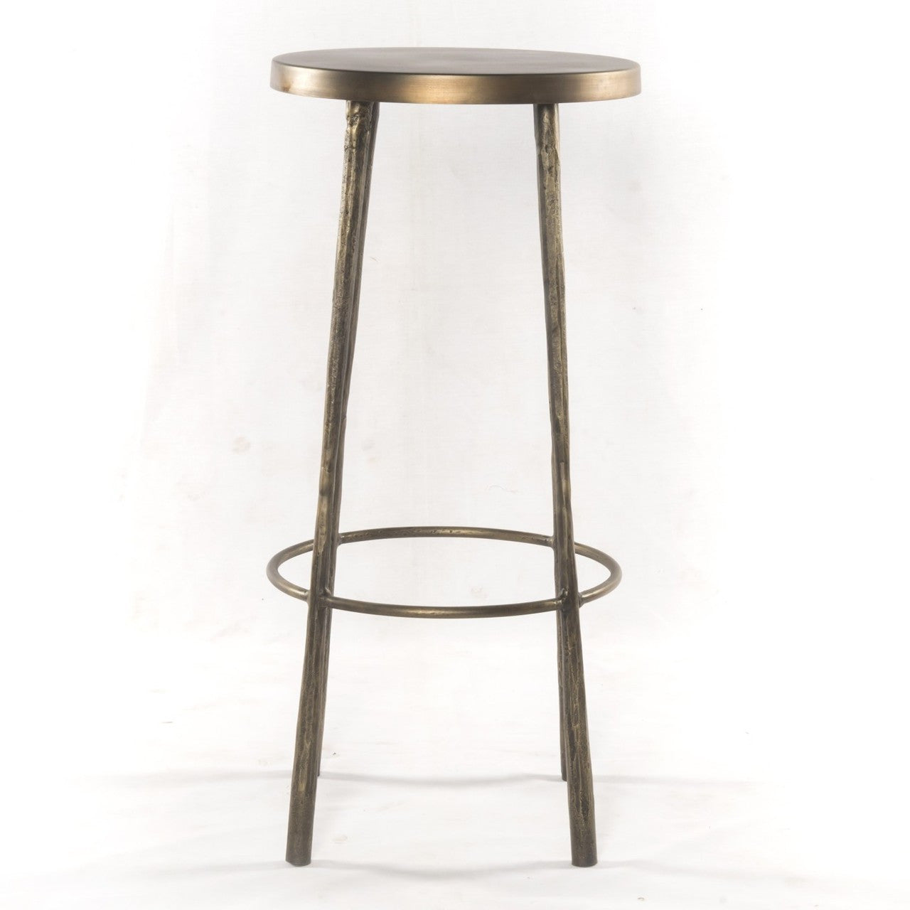Westwood Industrial Antiqued Brass BarStools