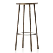 Westwood Industrial Antiqued Brass Bar Stools