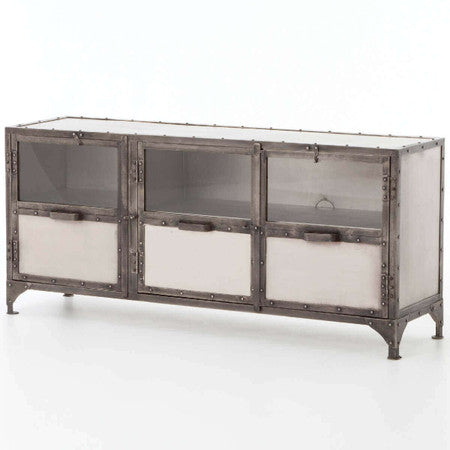 Element Industrial Media Console-Nickel