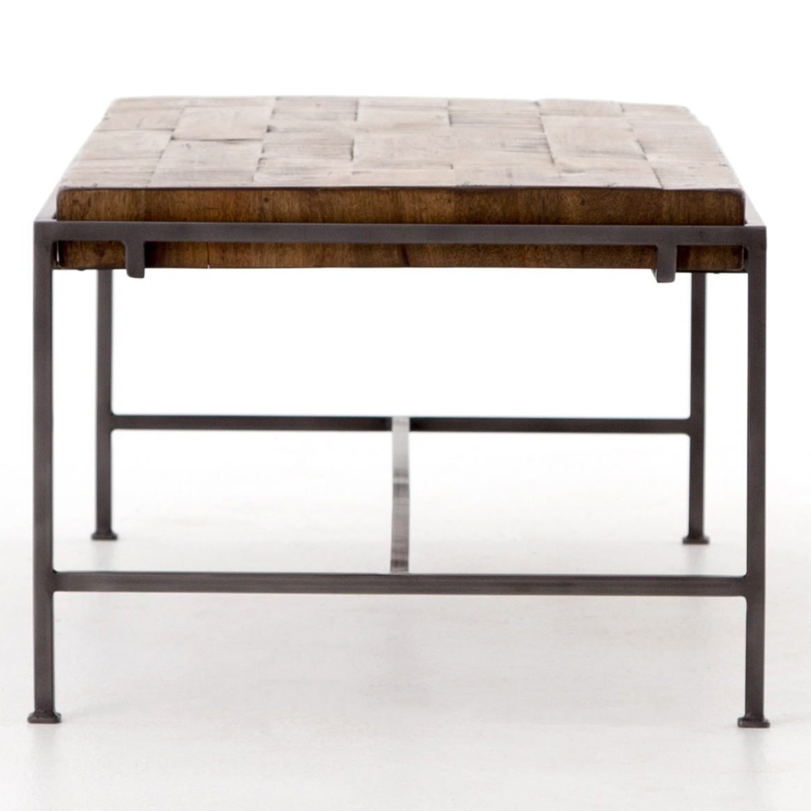 Barton COFFEE TABLE-WEATHERED HICKORY/GUNMETAL IHRM-078