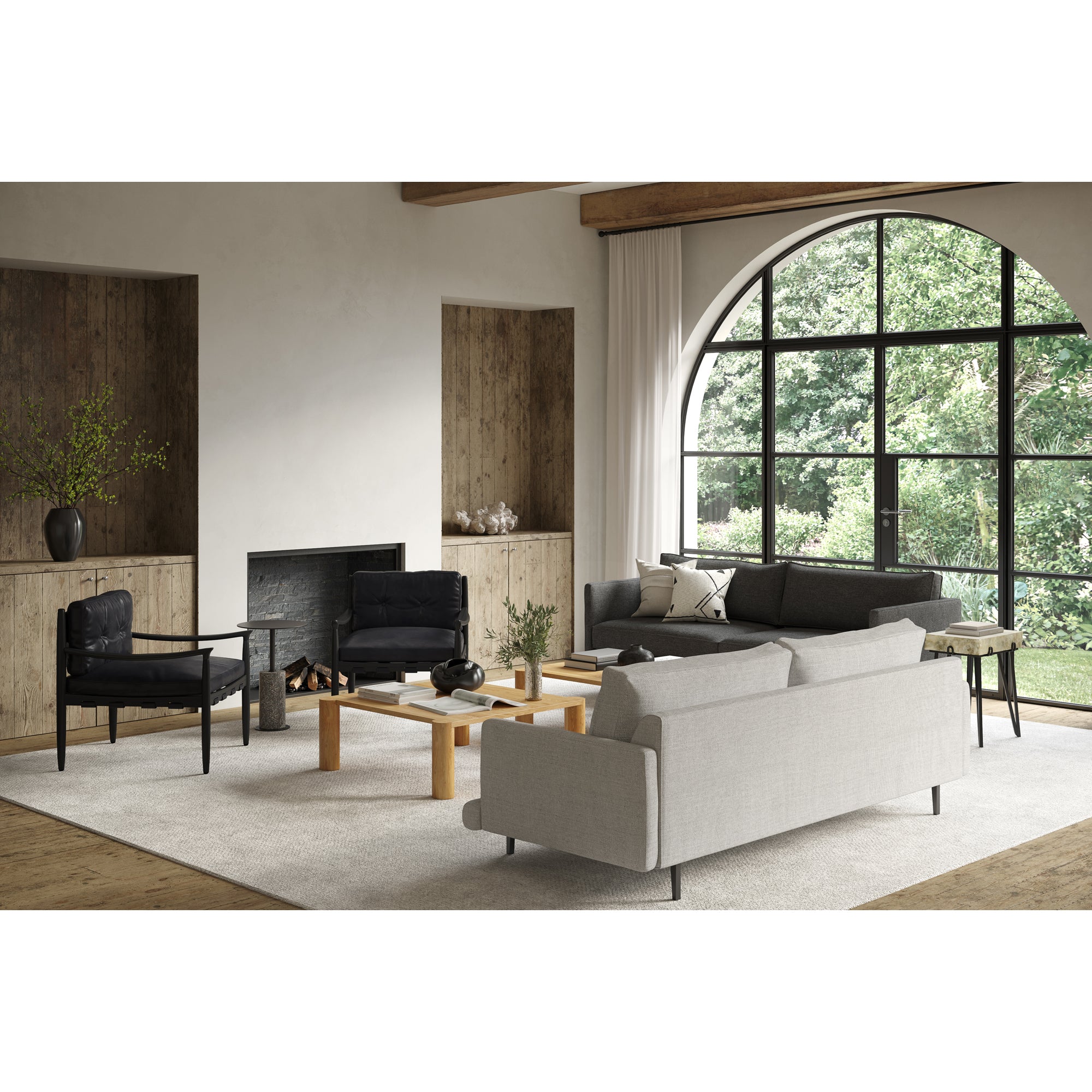Alpert Accent Table Light Brown by Moe's Home Collection - view 5