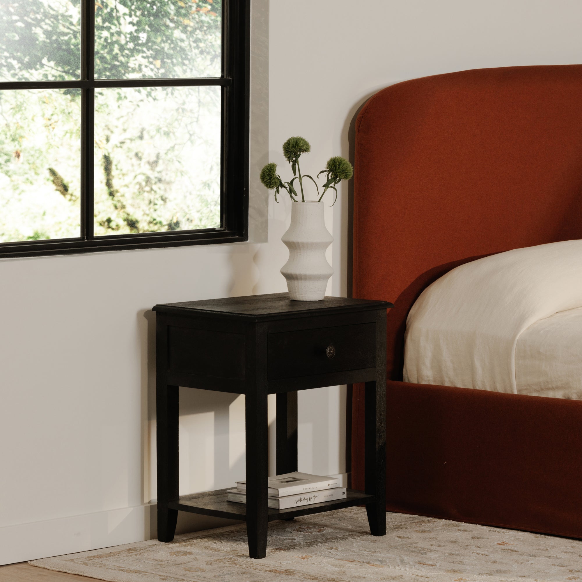 Corrine Nightstand Antique Black by Moe's Home Collection - view 2