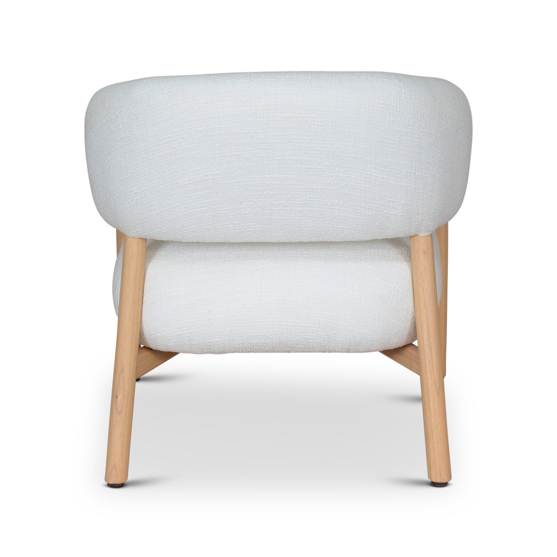 Mandy Native & Field White Accent Chair by Urbia