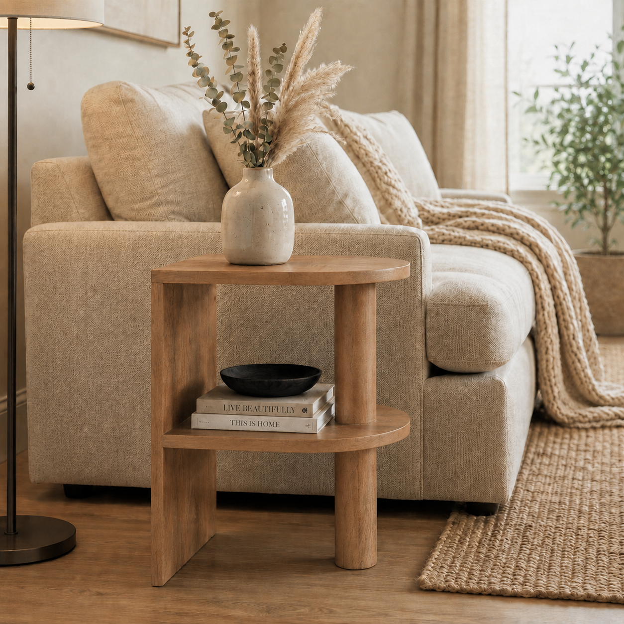 Darwin Honey End Table by Urbia