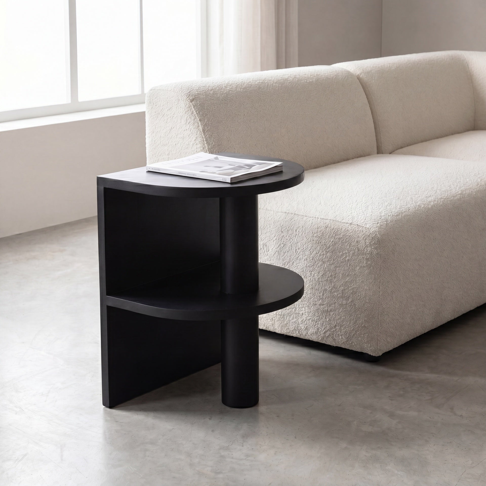 Darwin Black End Table by Urbia