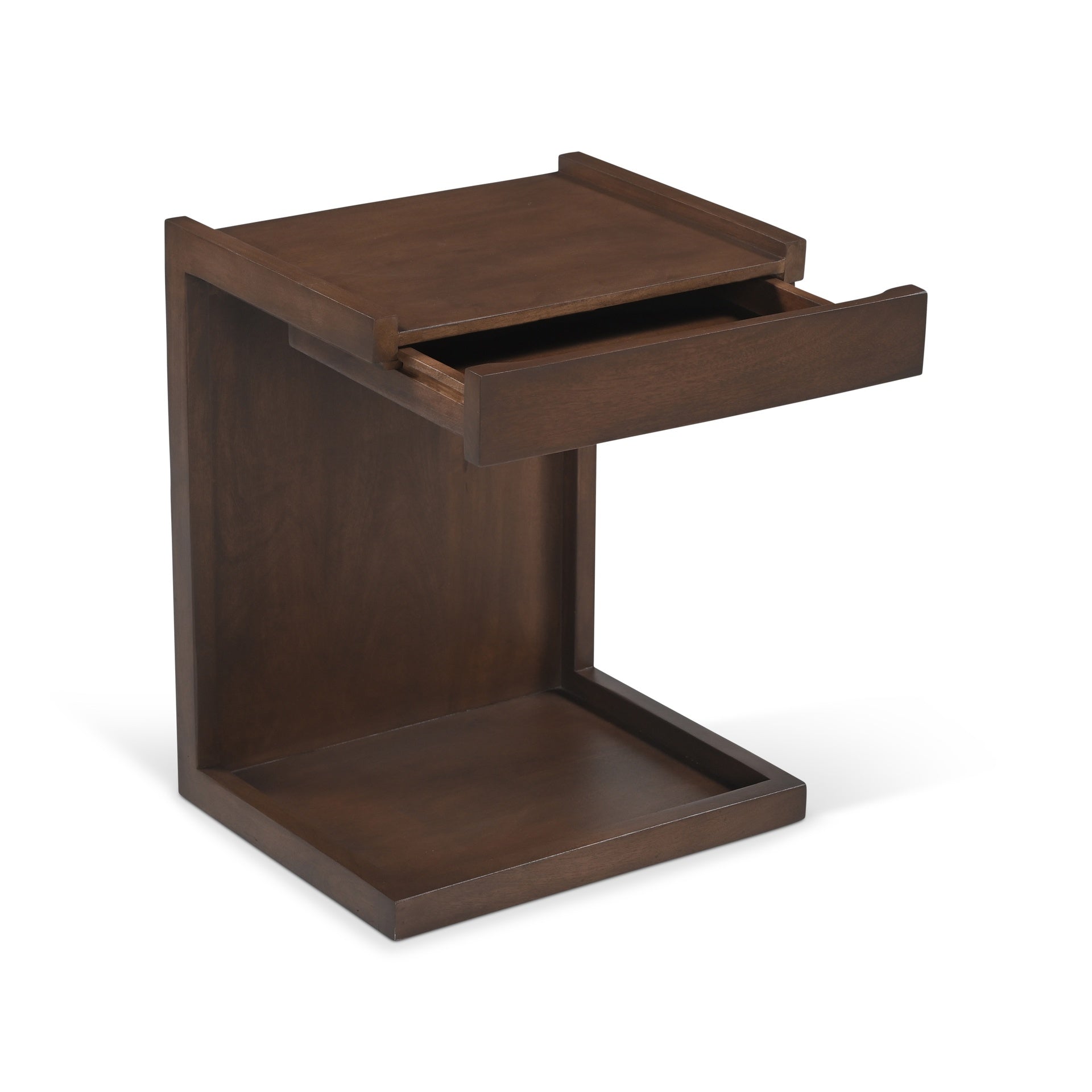 Rivo Walnut End Table by Urbia