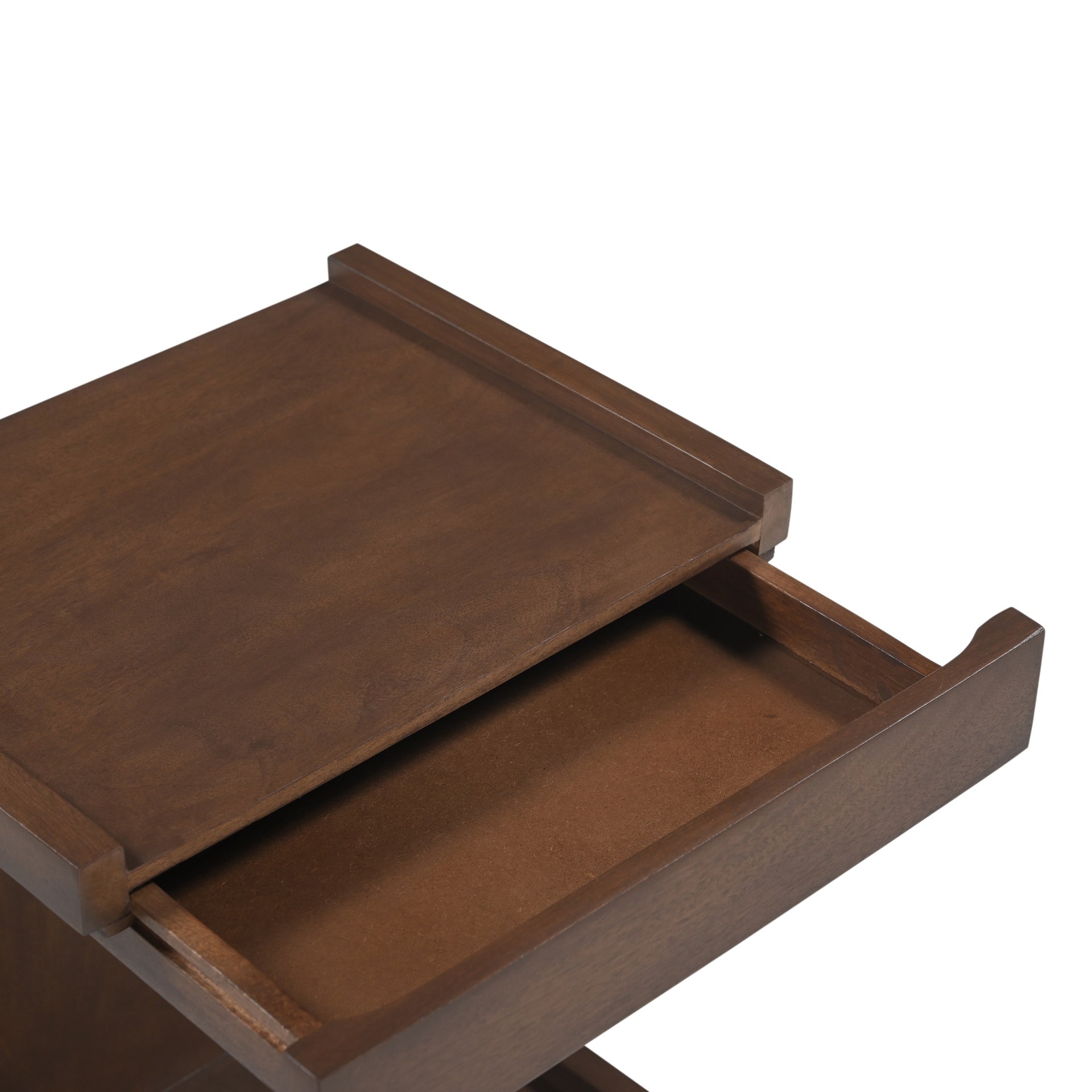 Rivo Walnut End Table by Urbia